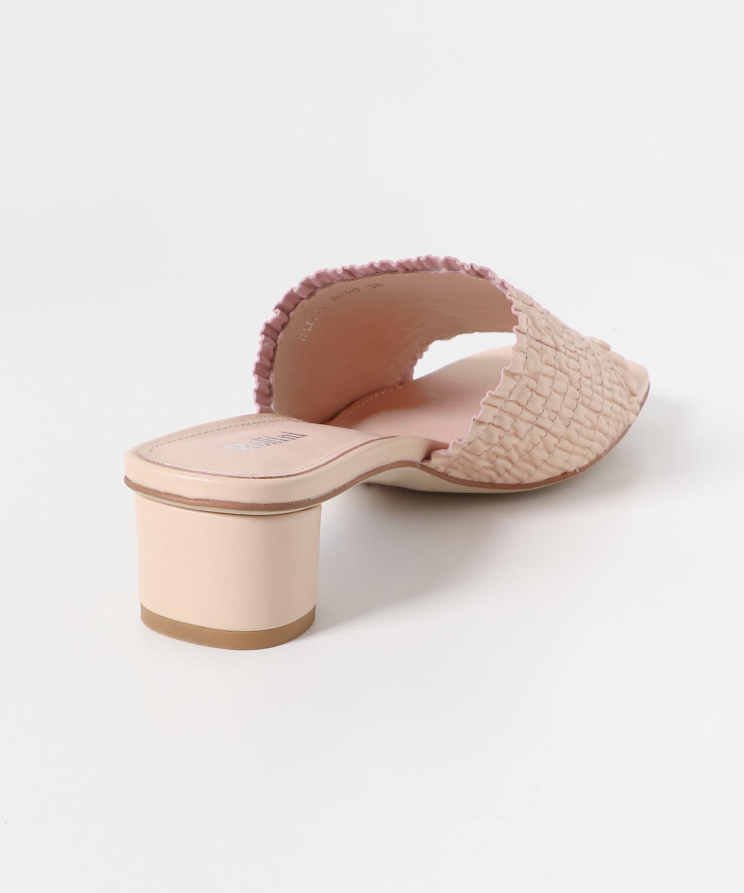 Mollini　ギャザーサンダル NUDE 36