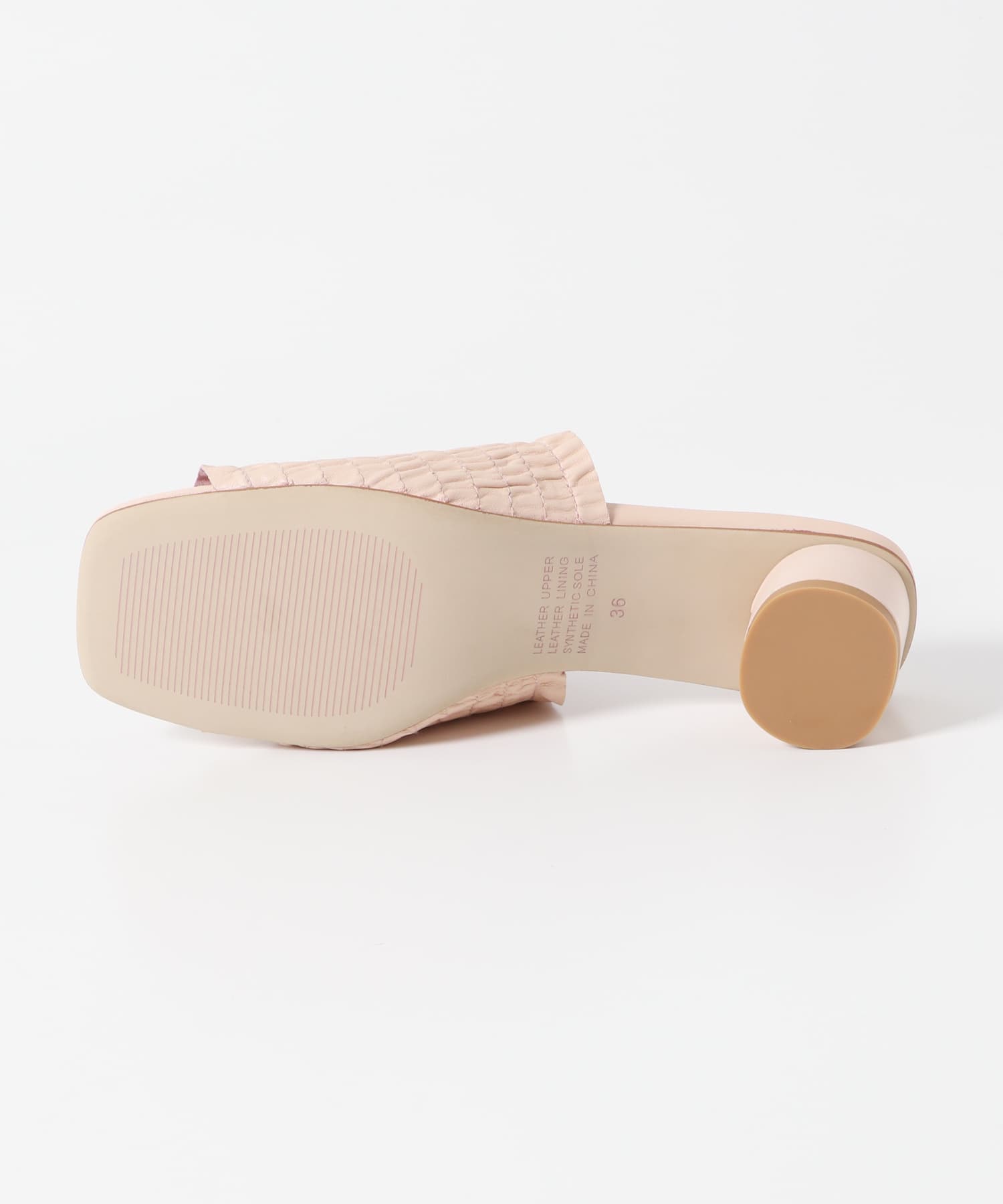 Mollini　ギャザーサンダル NUDE 36