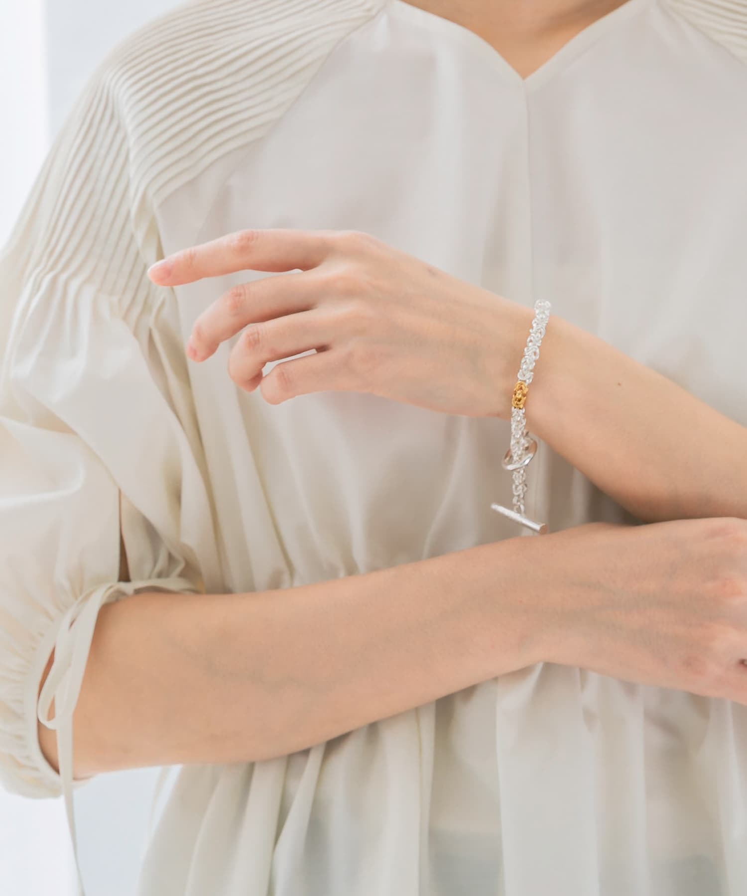 in mood　HAND MADE chain bracelet mix -