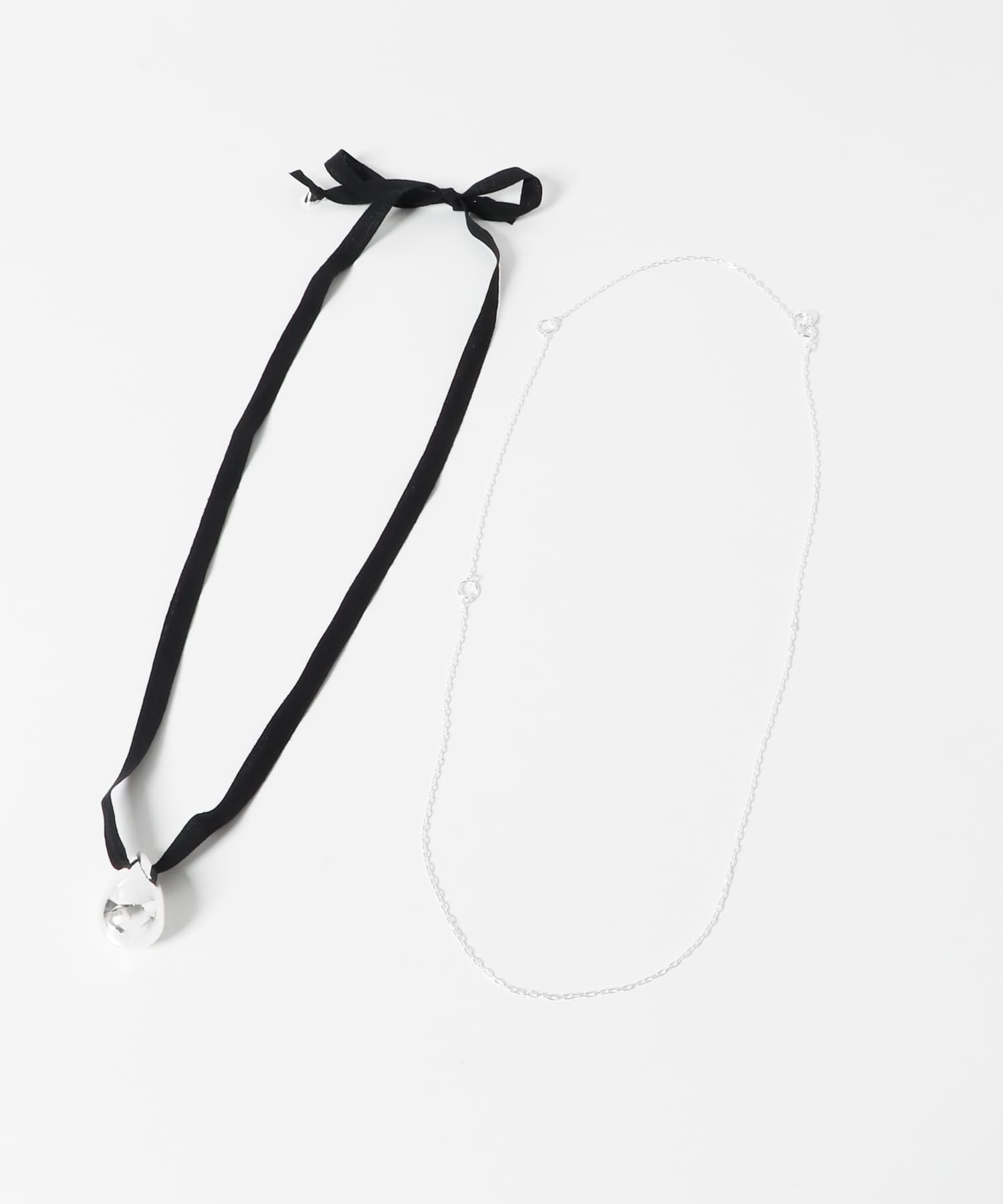 in mood　BIG DROP/2P necklace