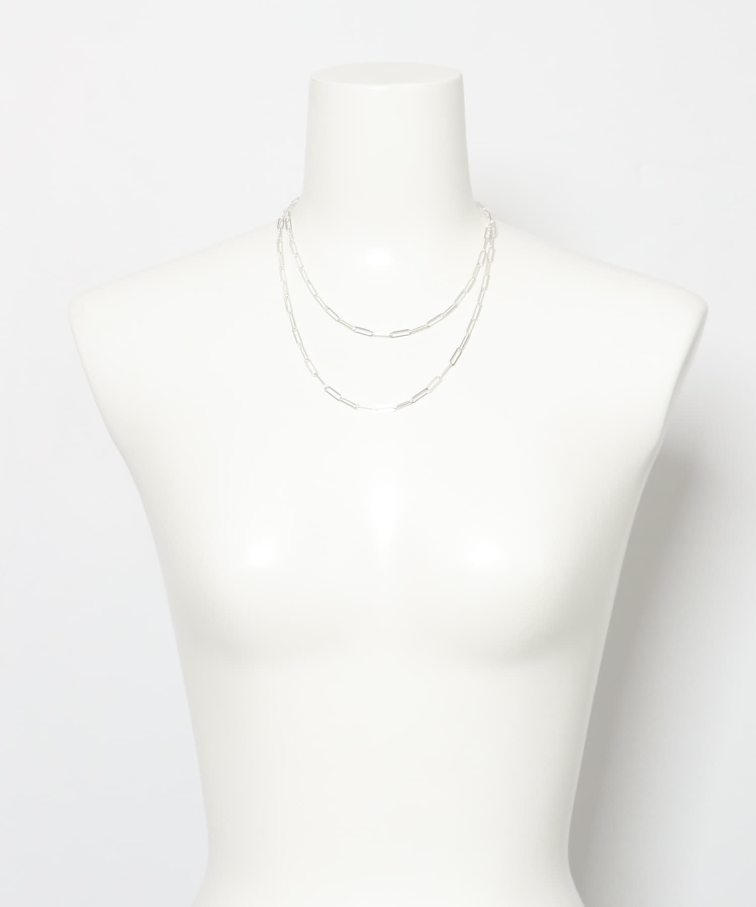 in mood　MEDAL/2P necklace svbk -0