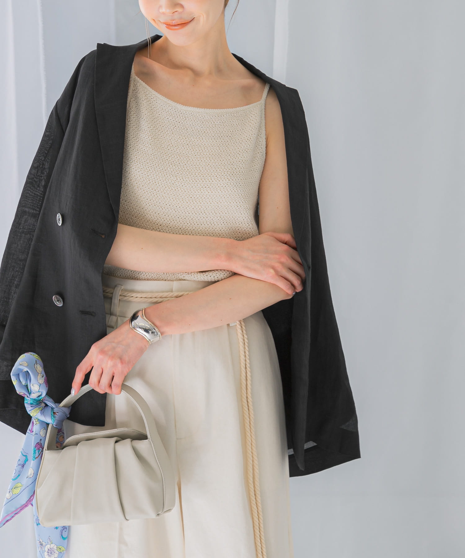 le CROCHET BACKPOINT TOP(FREE BLACK): トップス｜URBAN RESEARCH公式
