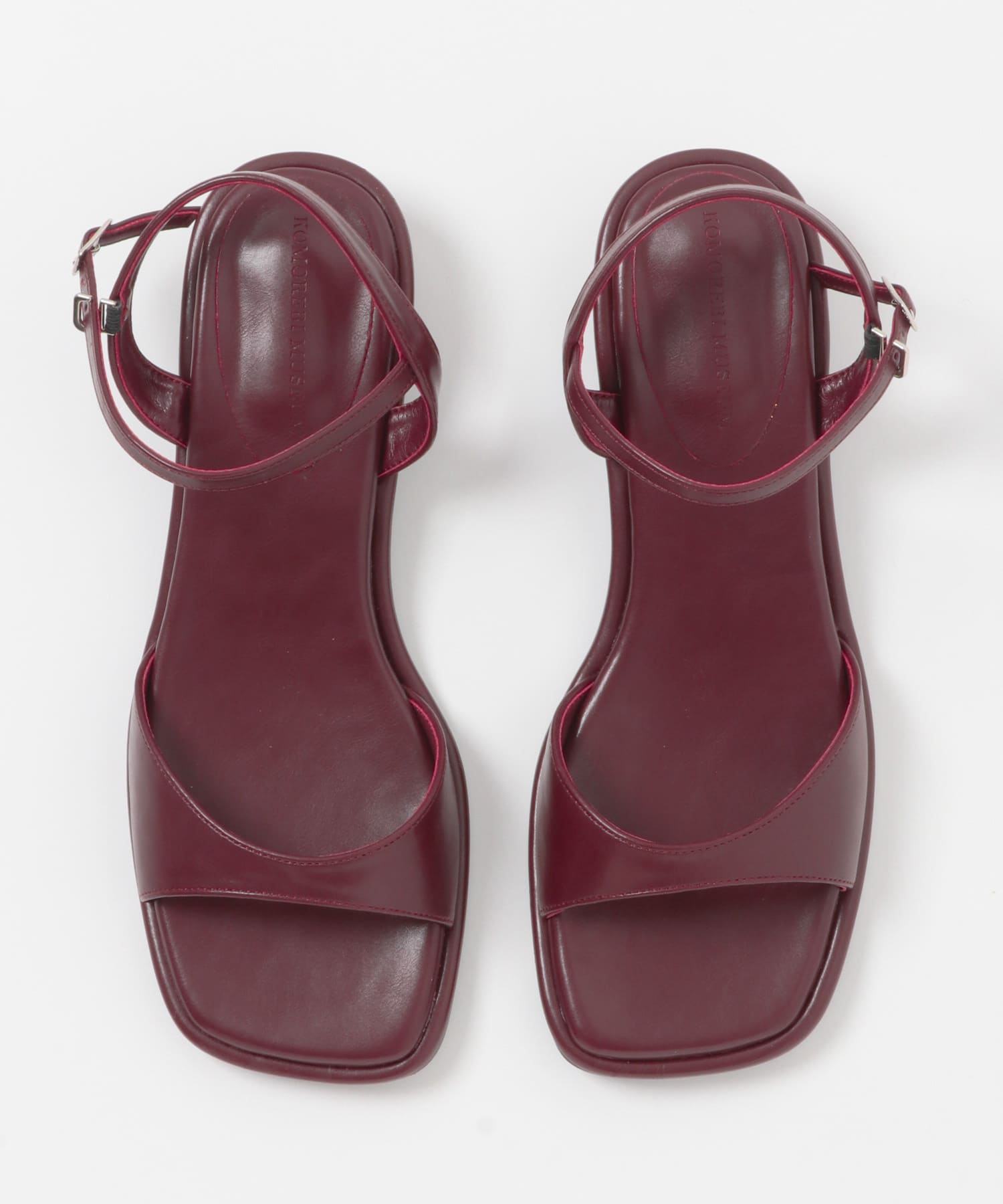 KOMOREBI MUSEUM　SANDAL BURGUNDY 23