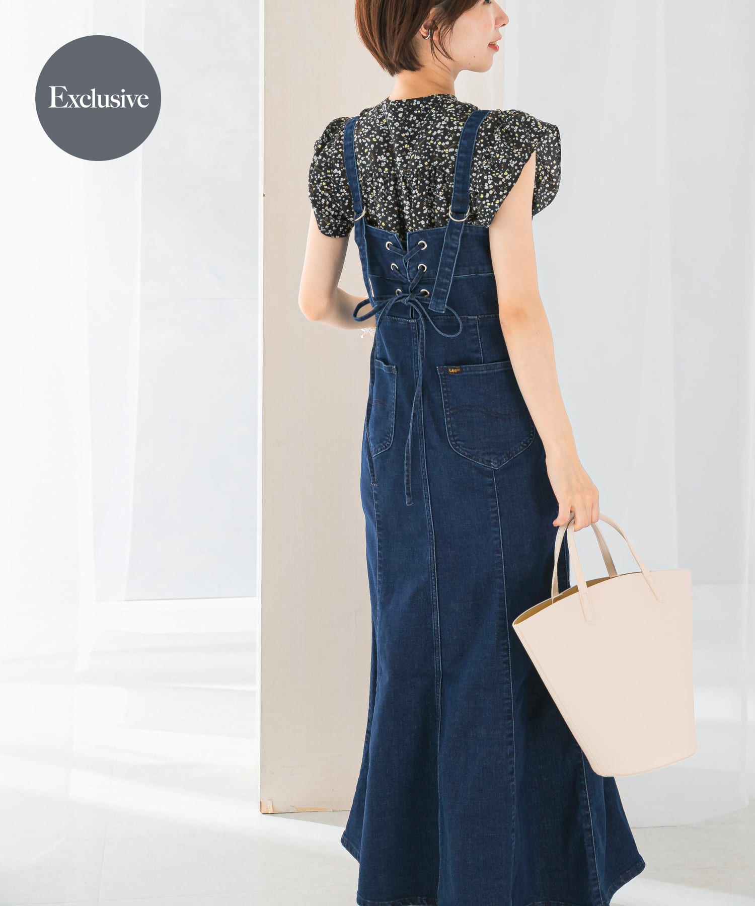 『別注』Lee×ROSSO　CAMISOLE FLARE SKIRT