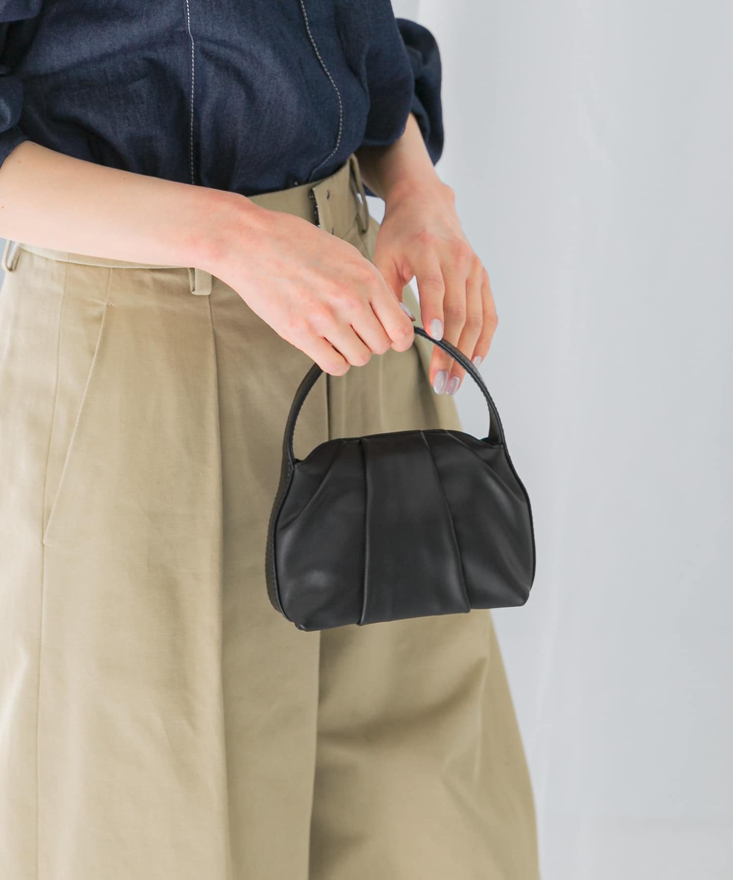LUMEN　FANTINE PETIT BAG softblack -