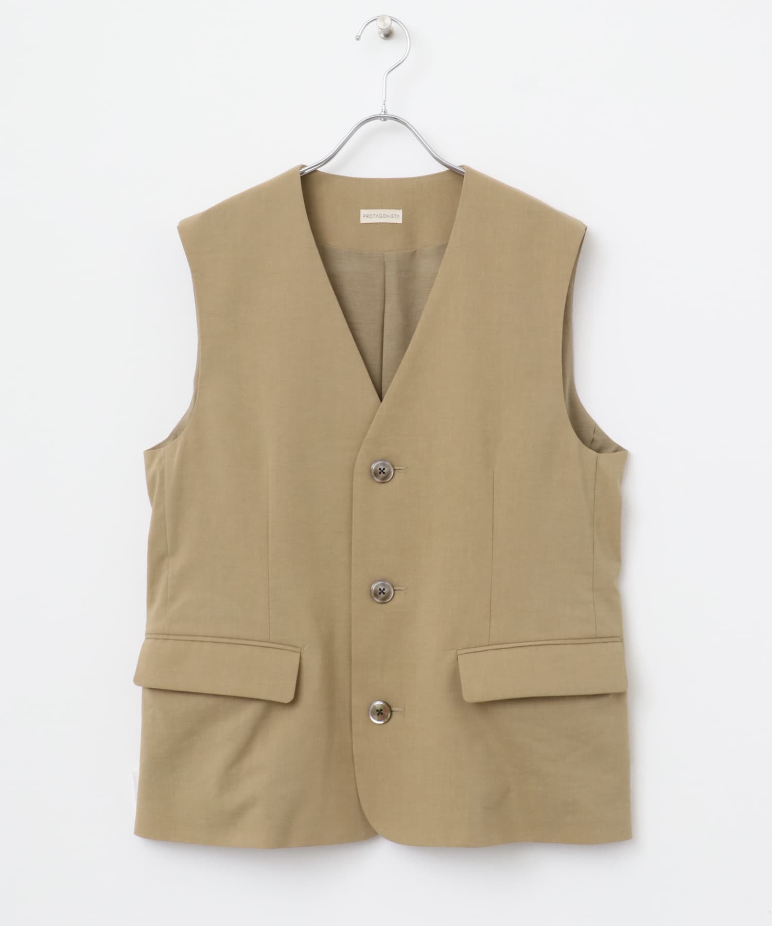 PROTAGONISTA　Vest BEIGE FREE