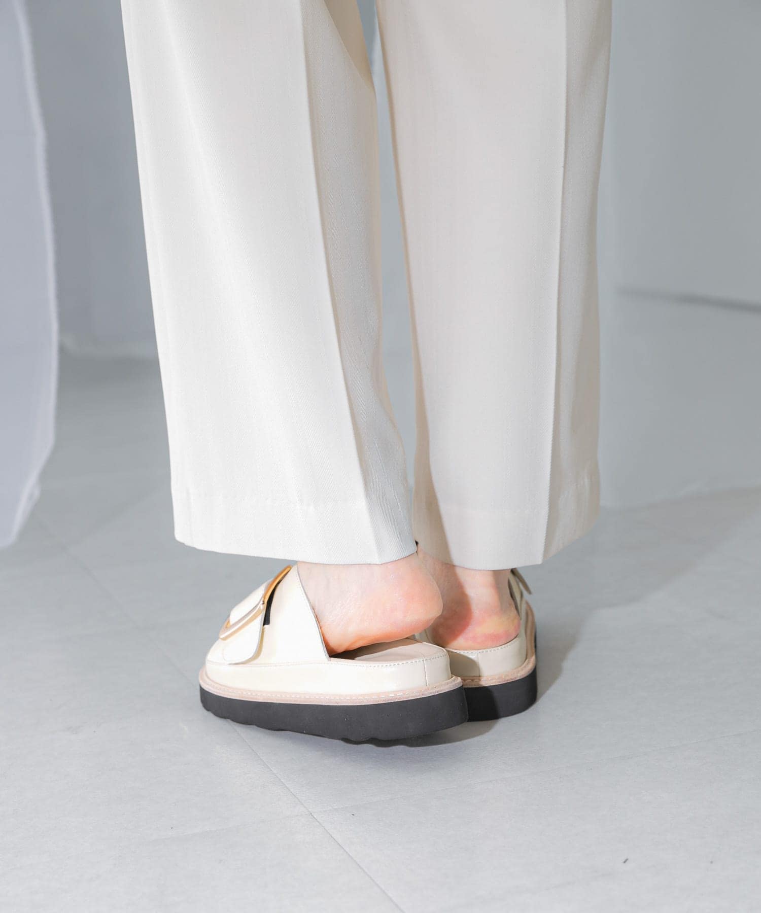 ワイドベルトサンダル OFFWHITE 37
