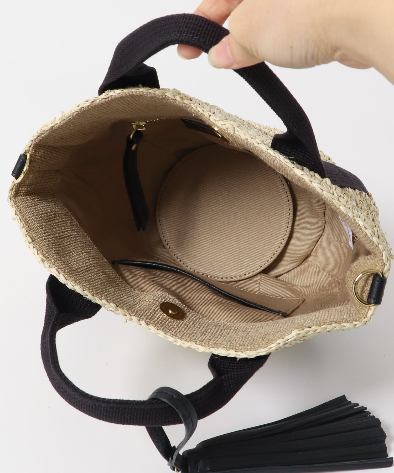 ビオラドーロ かごバッグ URBAN RESEARCH VIOLAd’ORO VIOLAd'ORO ラフィア2WAYバッグ(- NATUGLD): バッグ｜URBAN