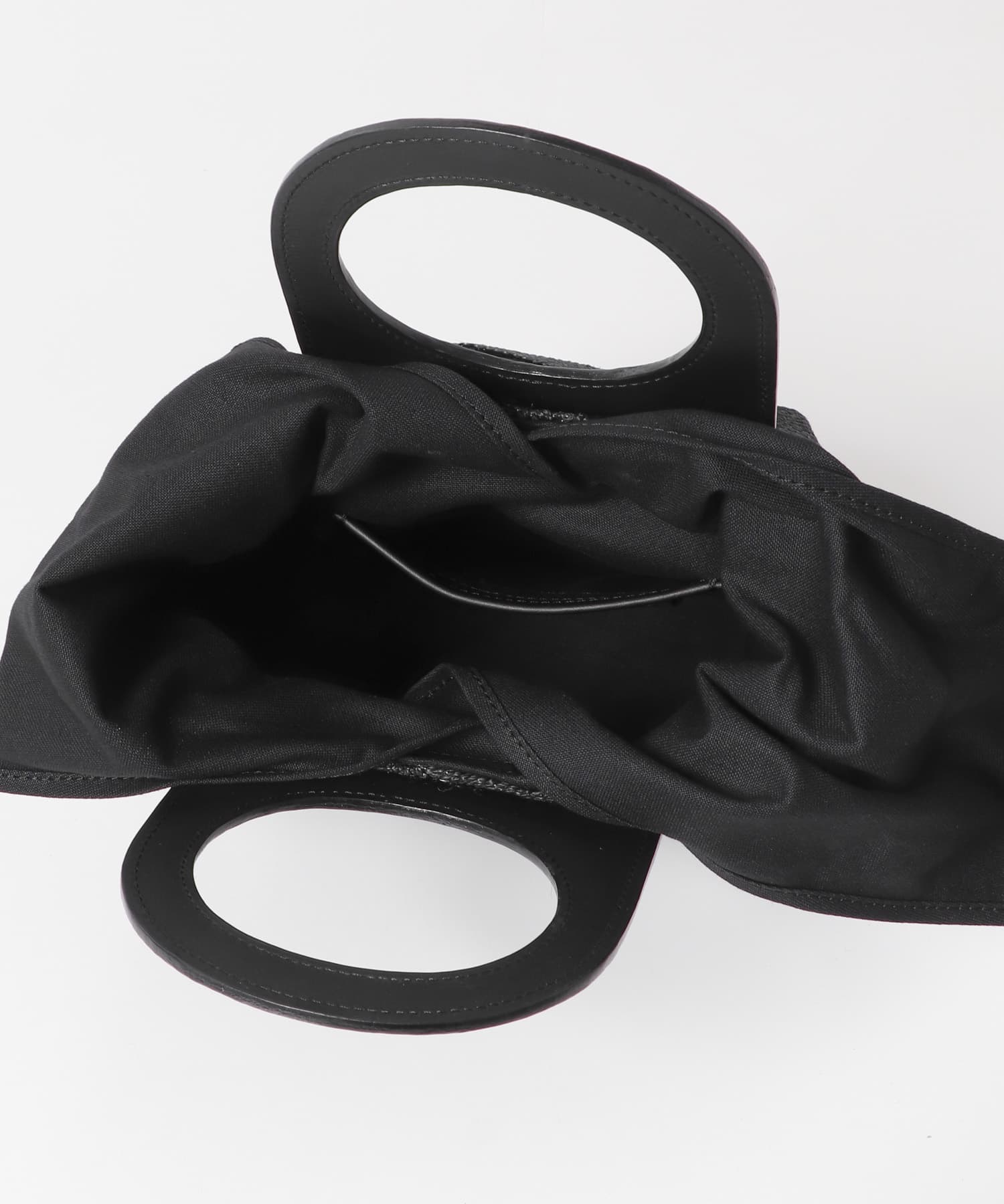 VIOLAd’ORO　アバカメッシュミニバッグ BLK BLK -