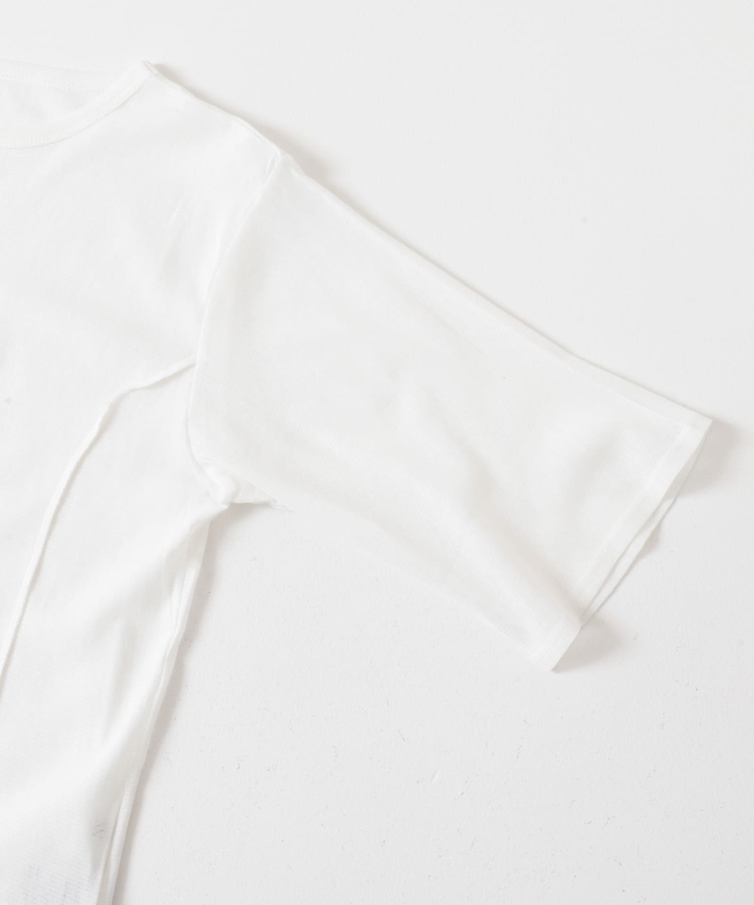 YENN　COTTON TULLE T-SHIRTS WHITE FREE