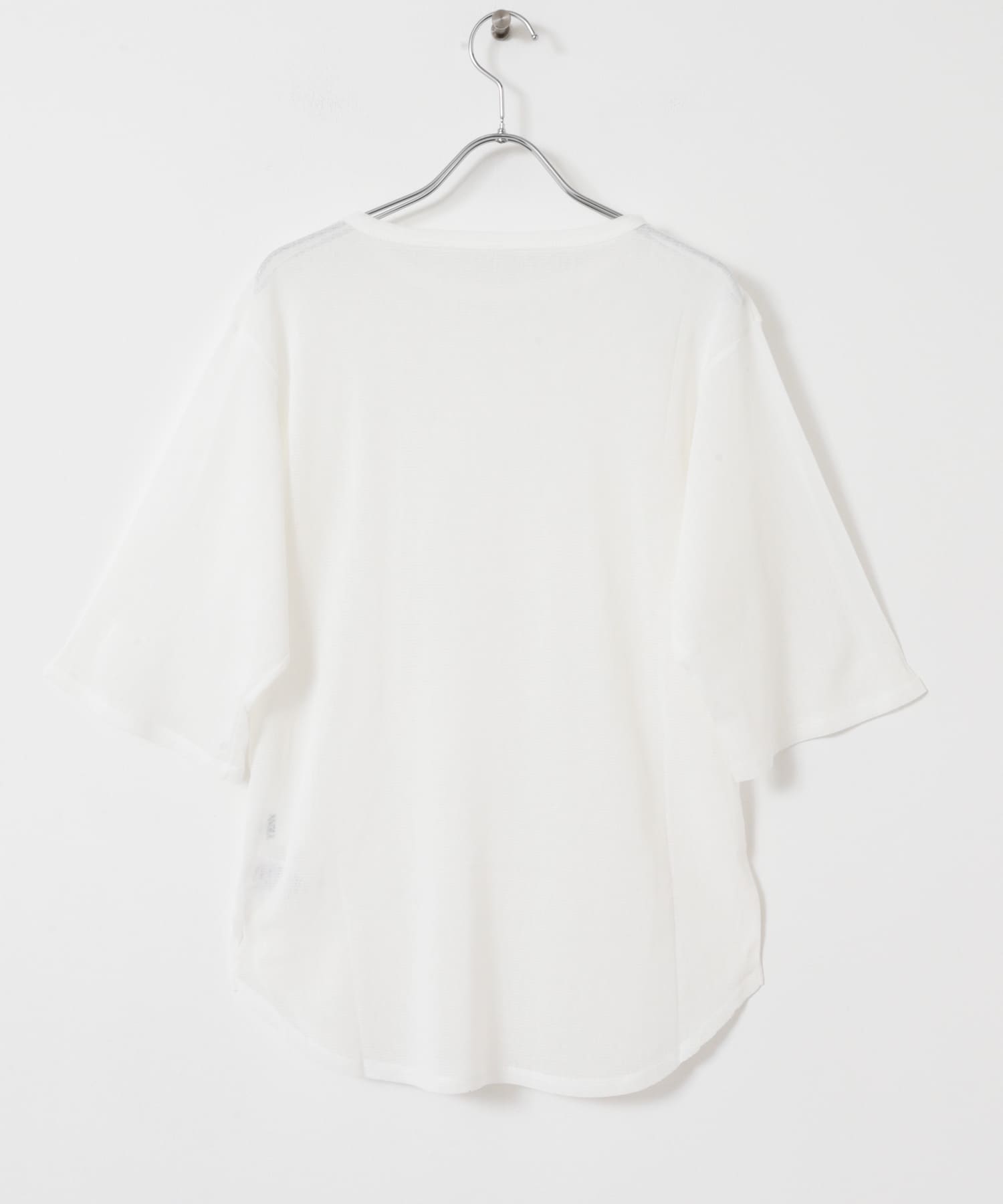 YENN　COTTON TULLE T-SHIRTS WHITE FREE