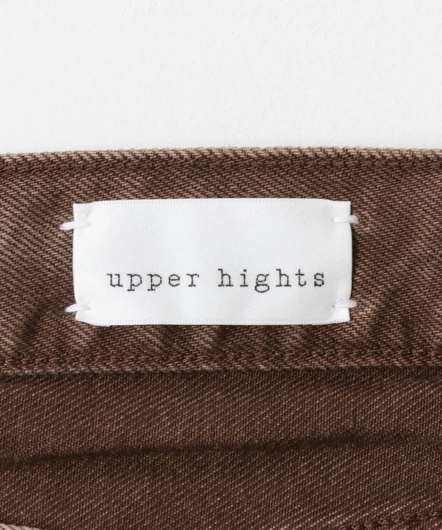 upper hights　THE NIECE MID-RISE CHOCOLATE 22