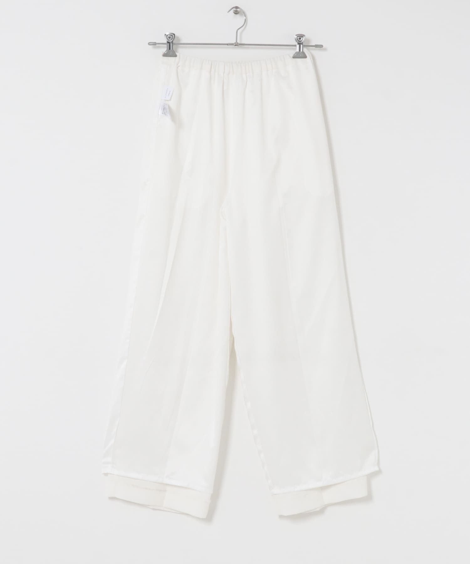 ELENDEEK　GEORGETTE RELAX PANTS O.WHT 1