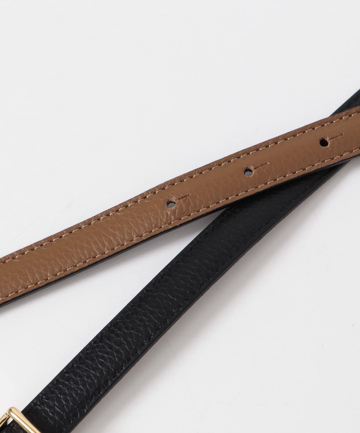 ATELIER AMBOISE　リバーシブルBELT BROWNBLK 75