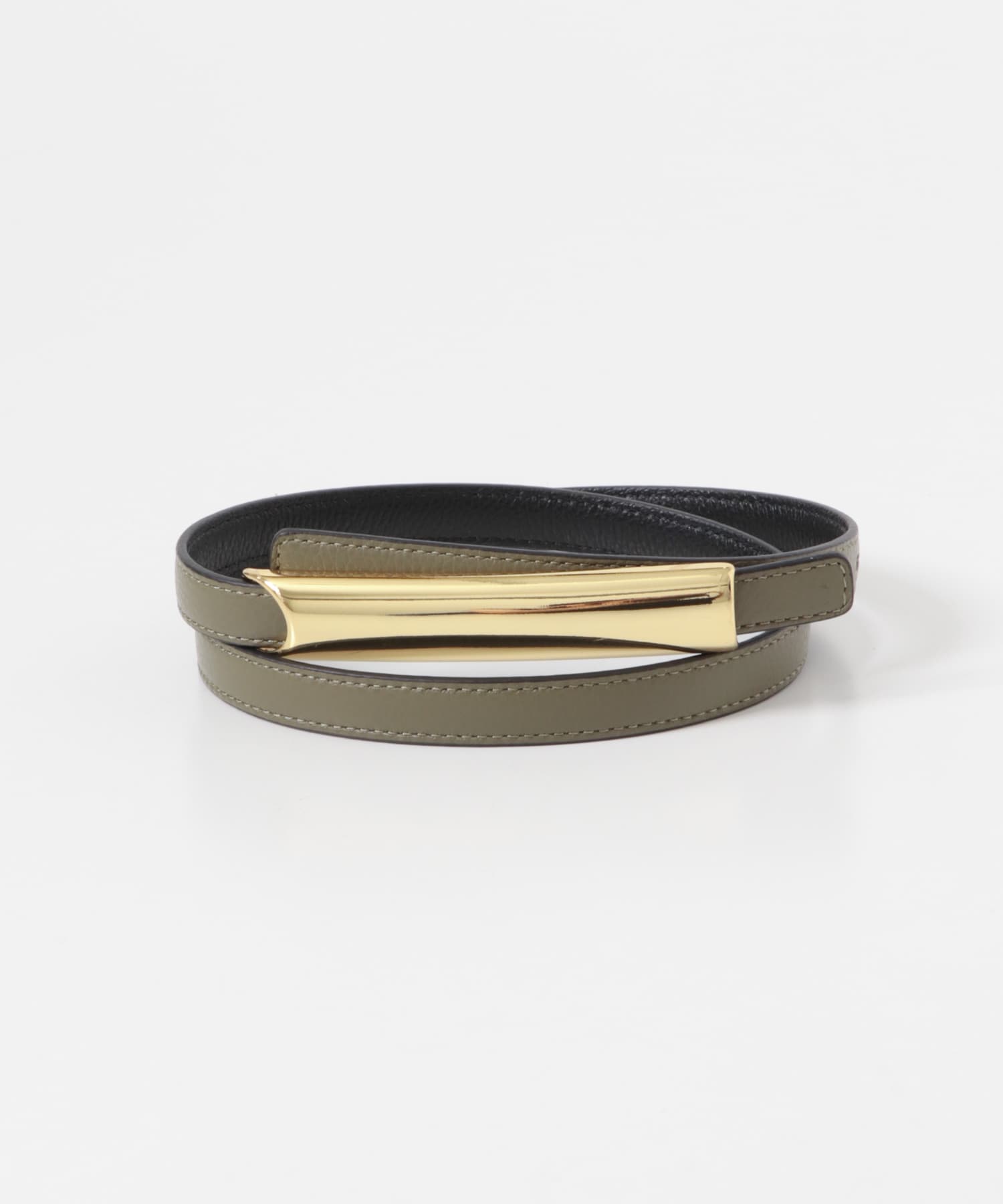 ATELIER AMBOISE リバーシブルBELT(75 BROWNBLK): ファッション雑貨