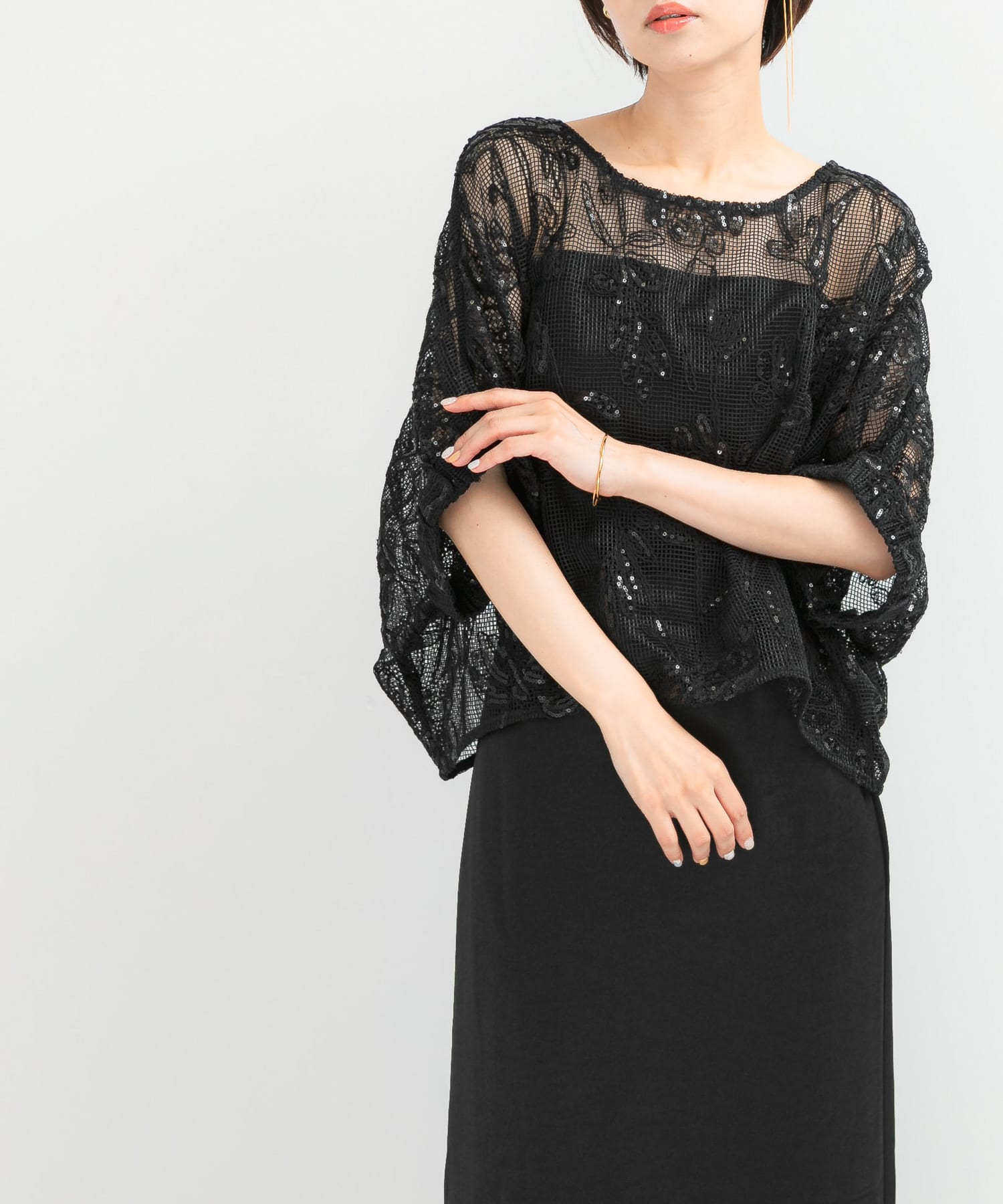 身長：158cm サイズ：FREE