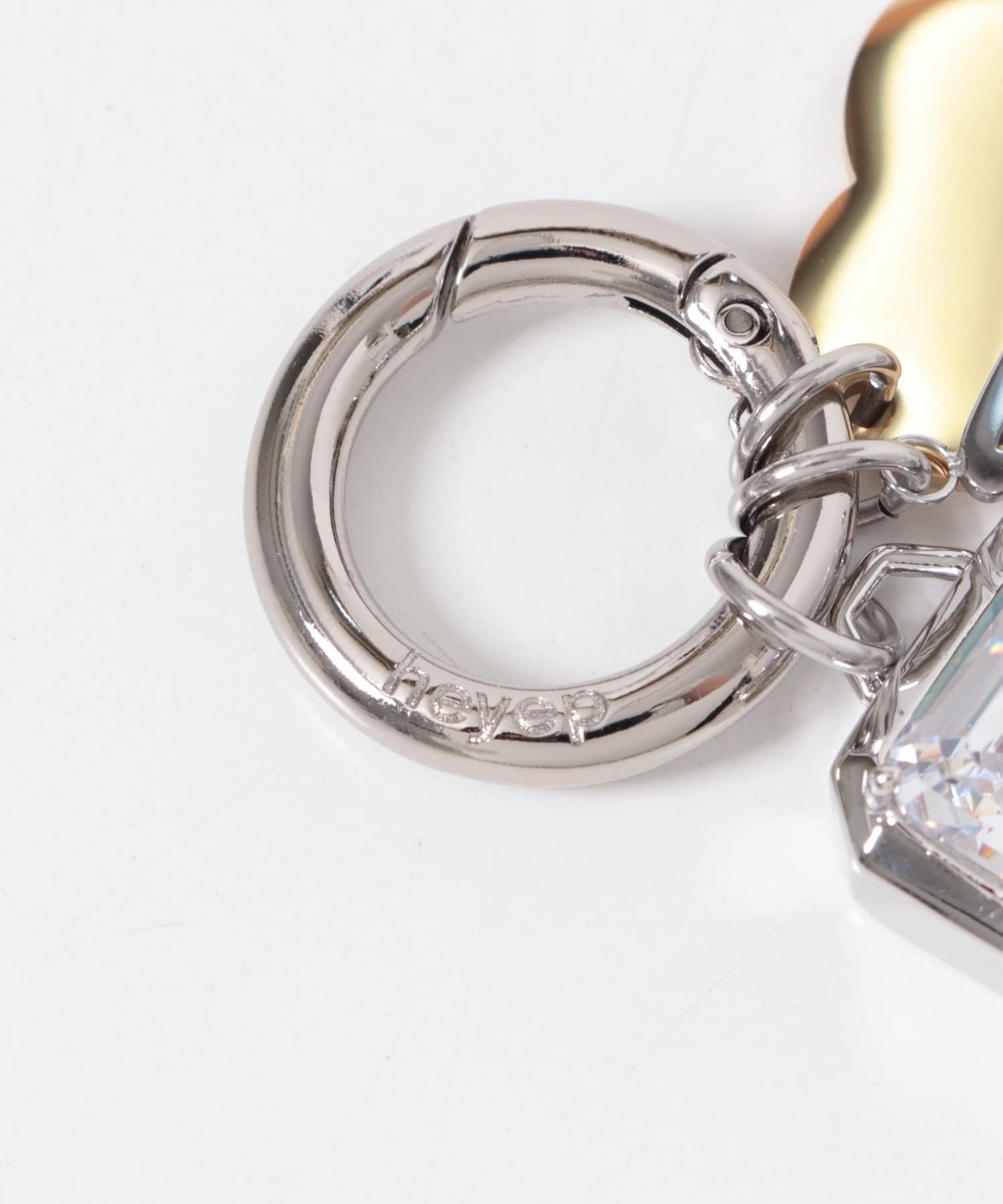 heyep　Square Zir Key Chain MULTI -