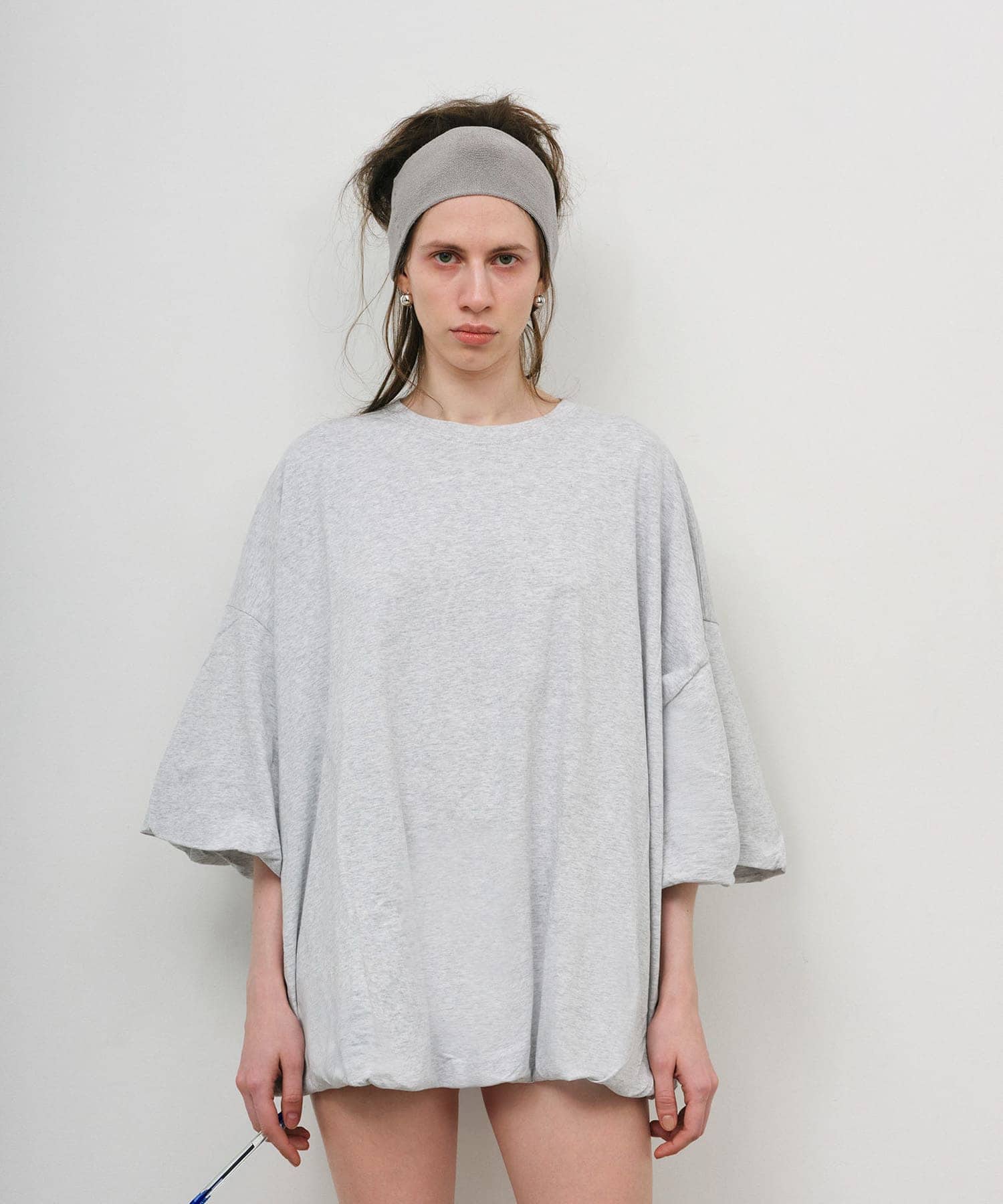 heyep　Silk Hair Band GRAY -