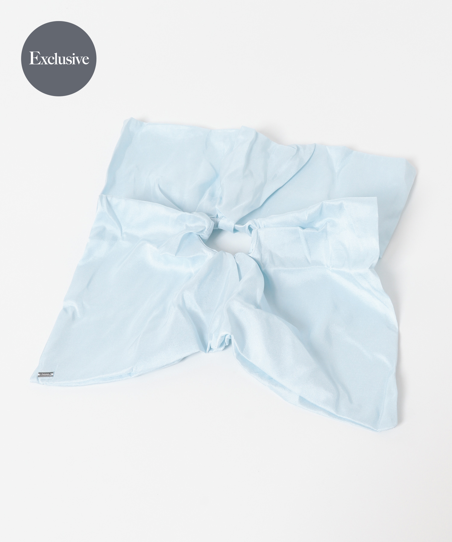 heyep　Silk Square Large Scrunchie