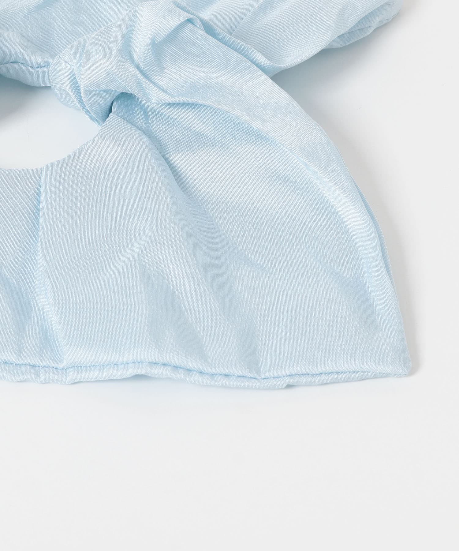 heyep　Silk Square Medium Scrunchie 別注BLUE -0