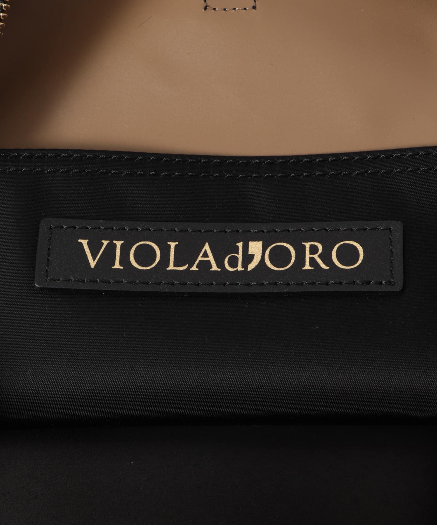 VIOLAd’ORO　BIANCA スクエアバッグ black -