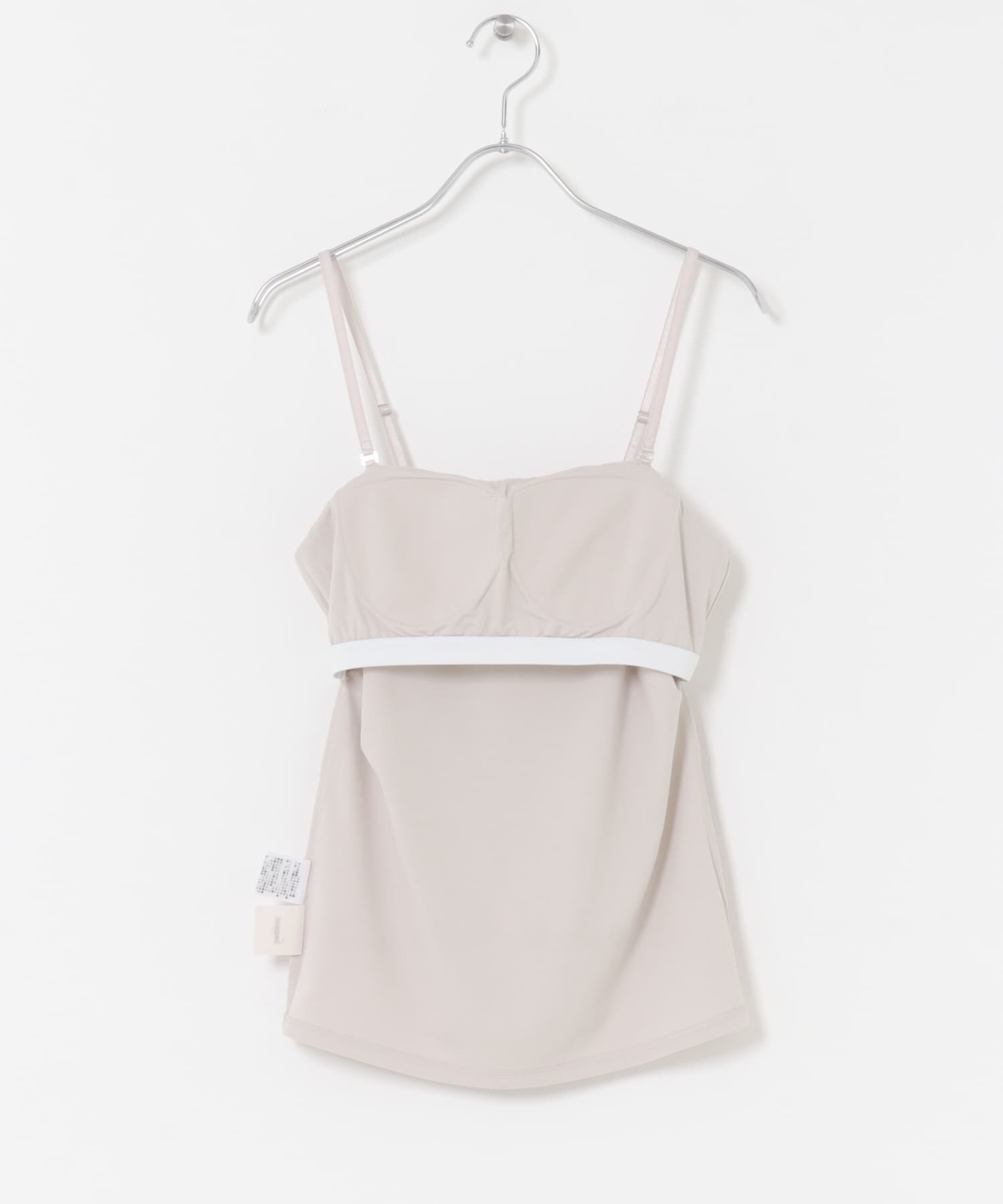 kaene　ベアトップキャミソール beige FREE