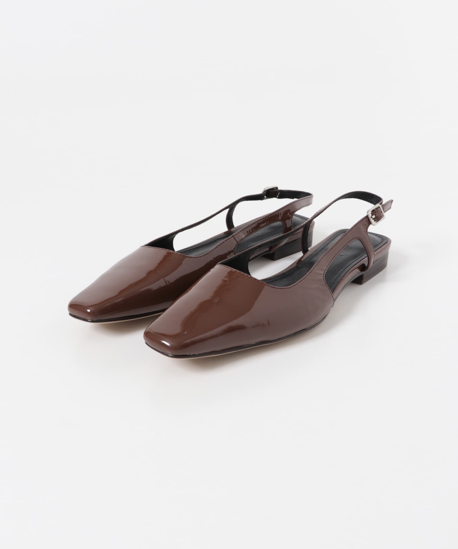 Mollini　エナメルフラットシューズ CHOC 36