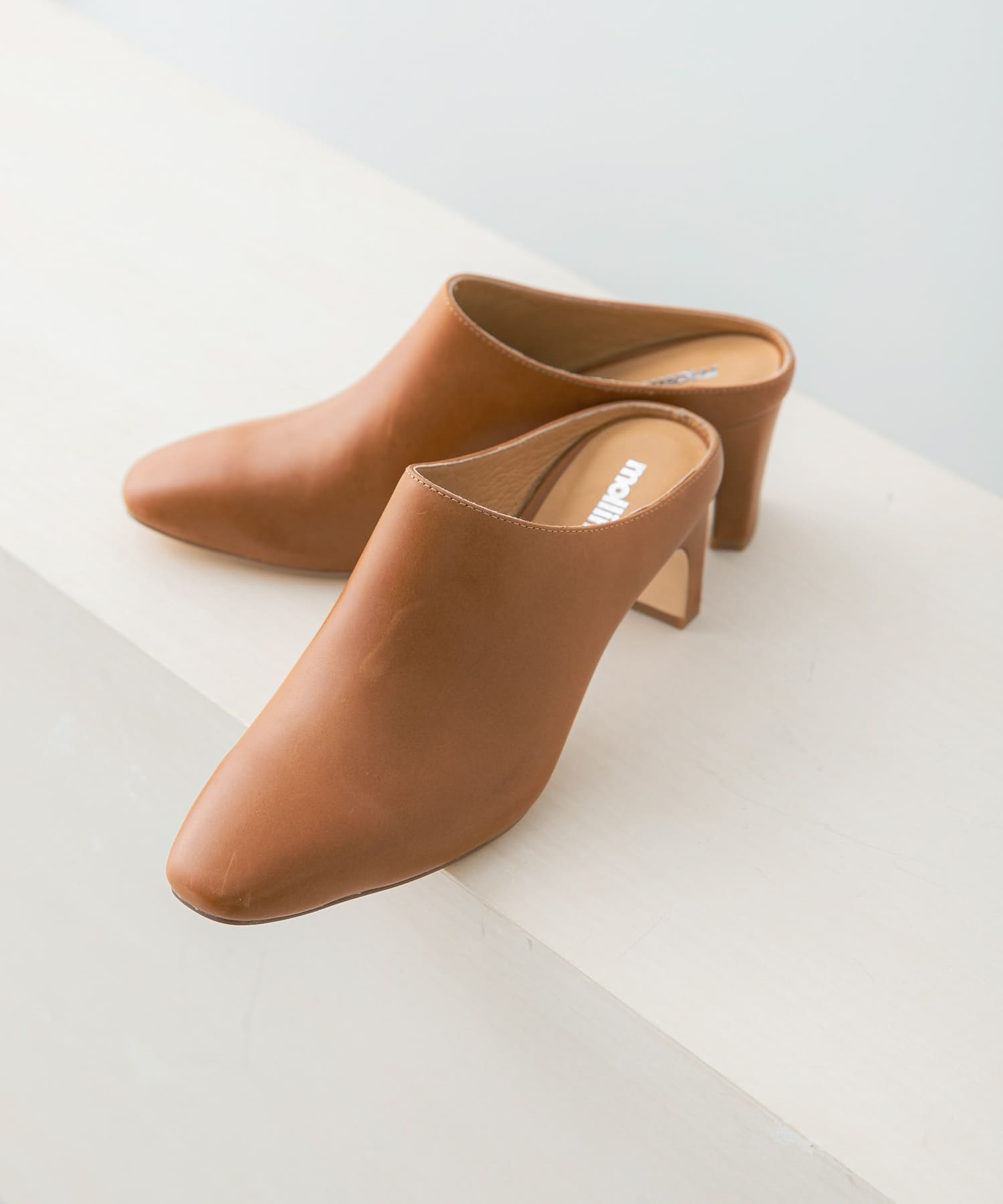 Mollini　クロッグシューズ DEEP TAN 36