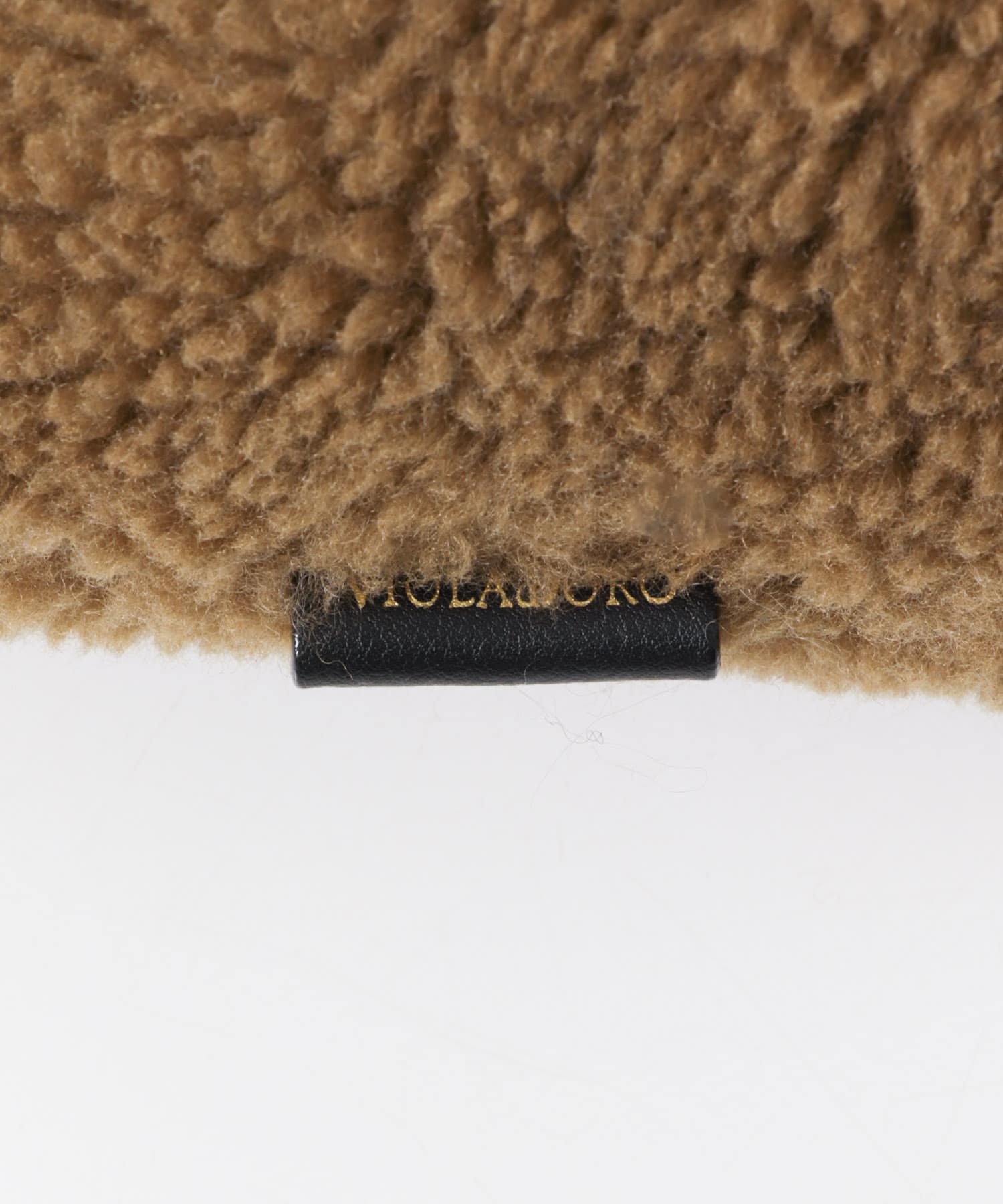 VIOLAd’ORO　エコファーショルダーS brown -