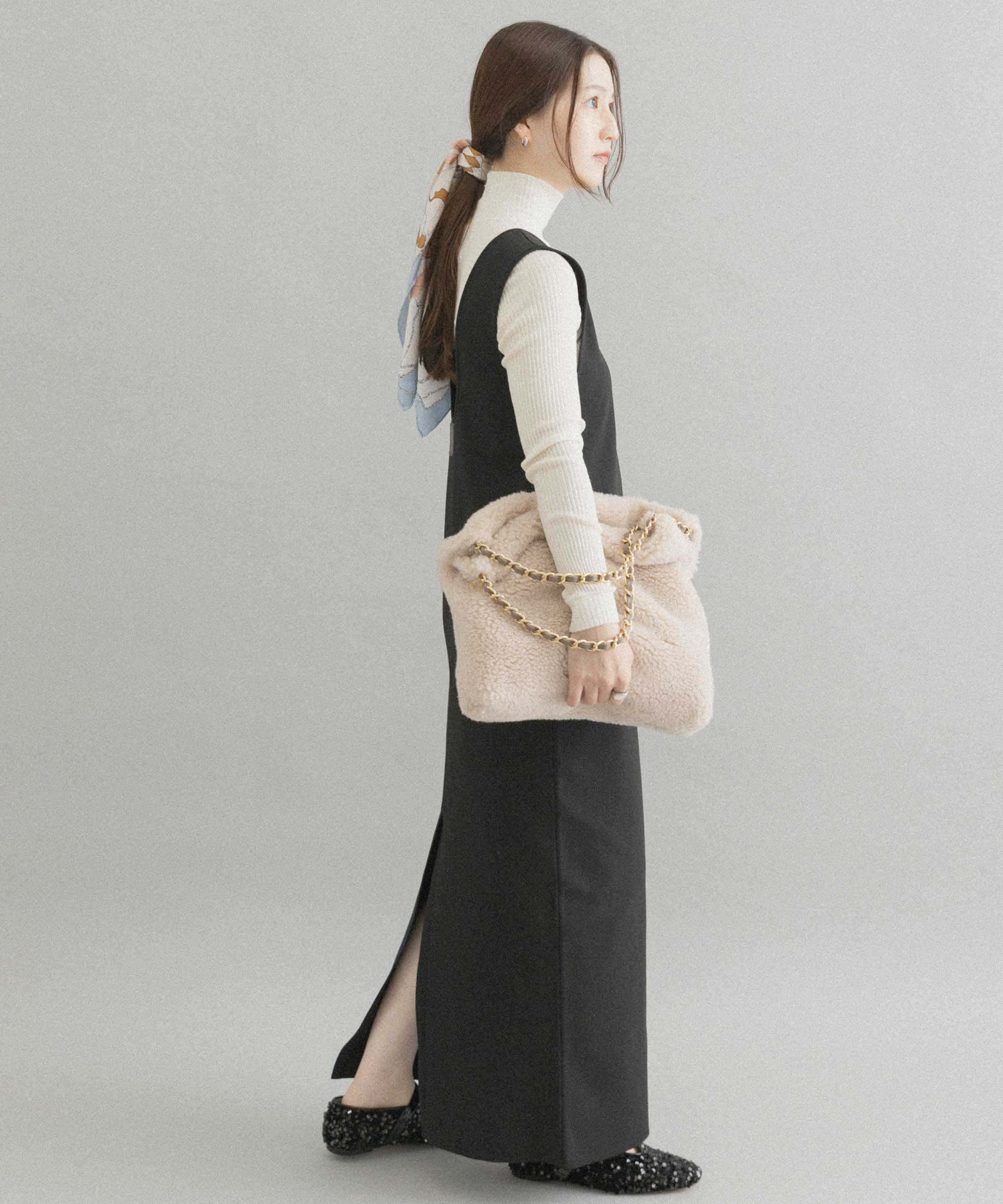 VIOLA d’ORO　エコファーショルダーS offwhite -