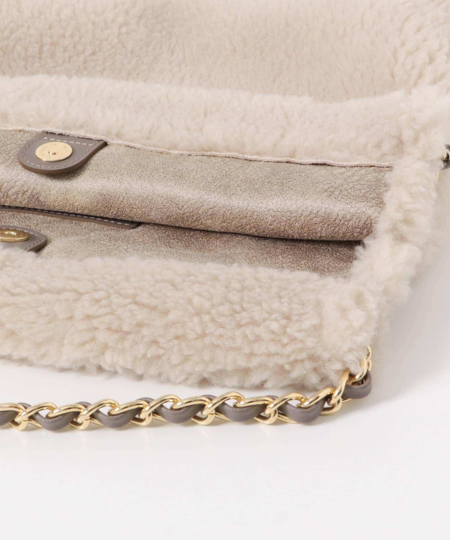 VIOLA d’ORO　エコファーショルダーS offwhite -