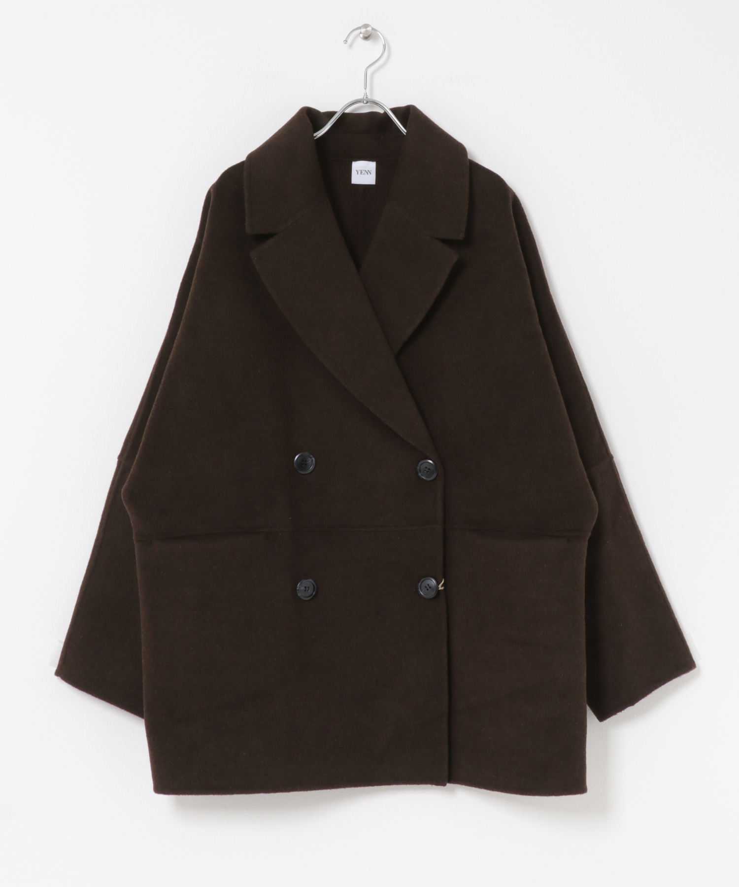 『一部別注カラー』YENN　DOUBLE FACE PEA COAT