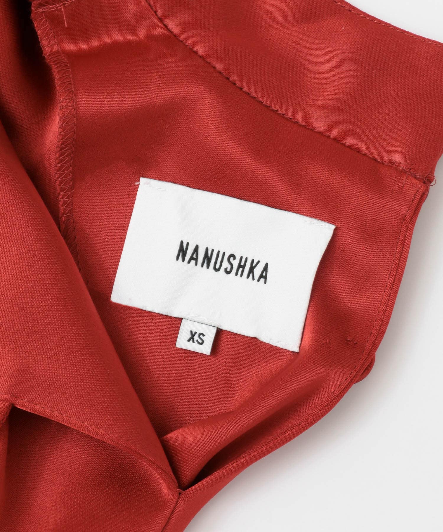 NANUSHKA　DRESS∴ RED XS