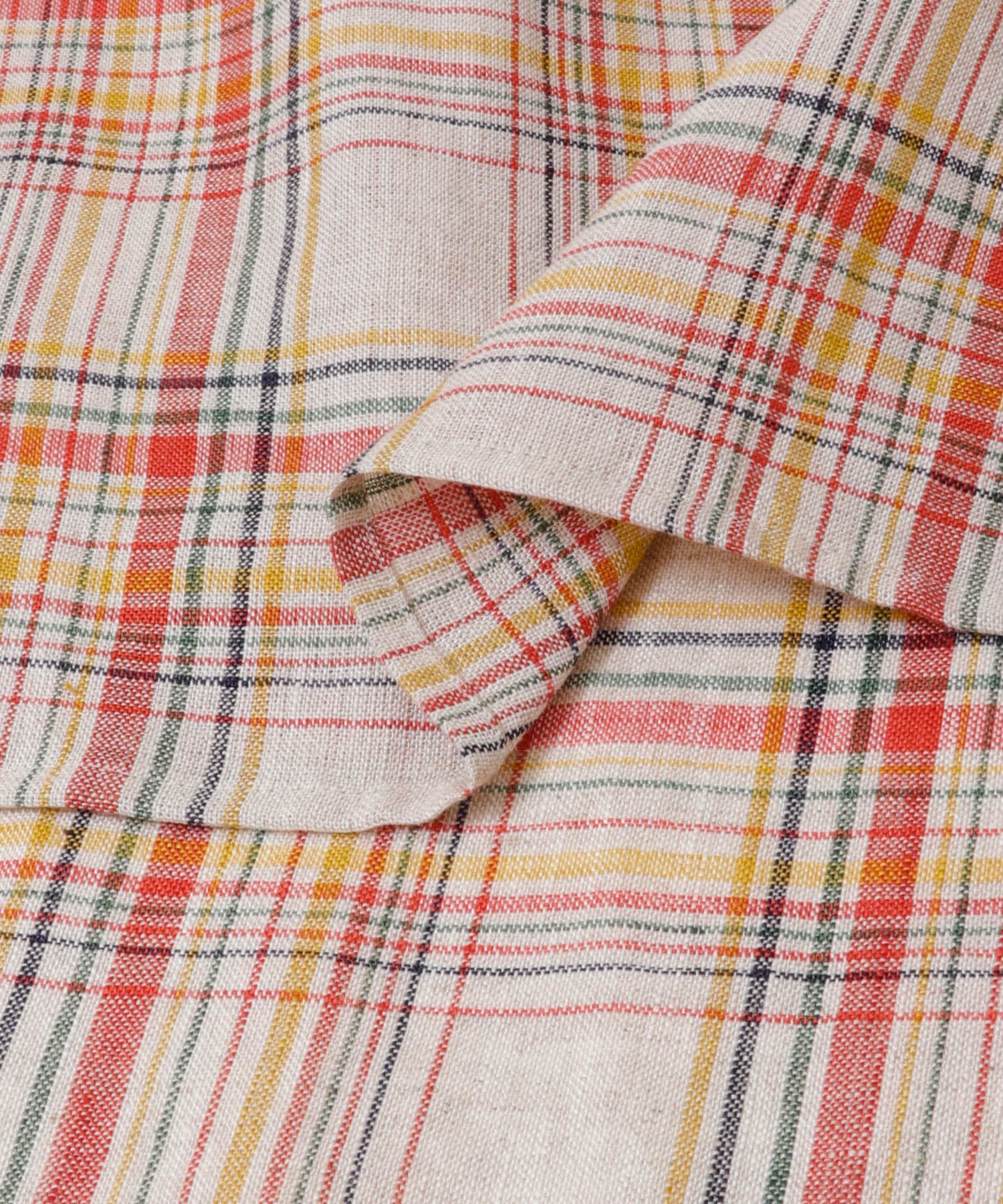 POSTELEGANT　LINEN CHECKSKIRT BEGORG S