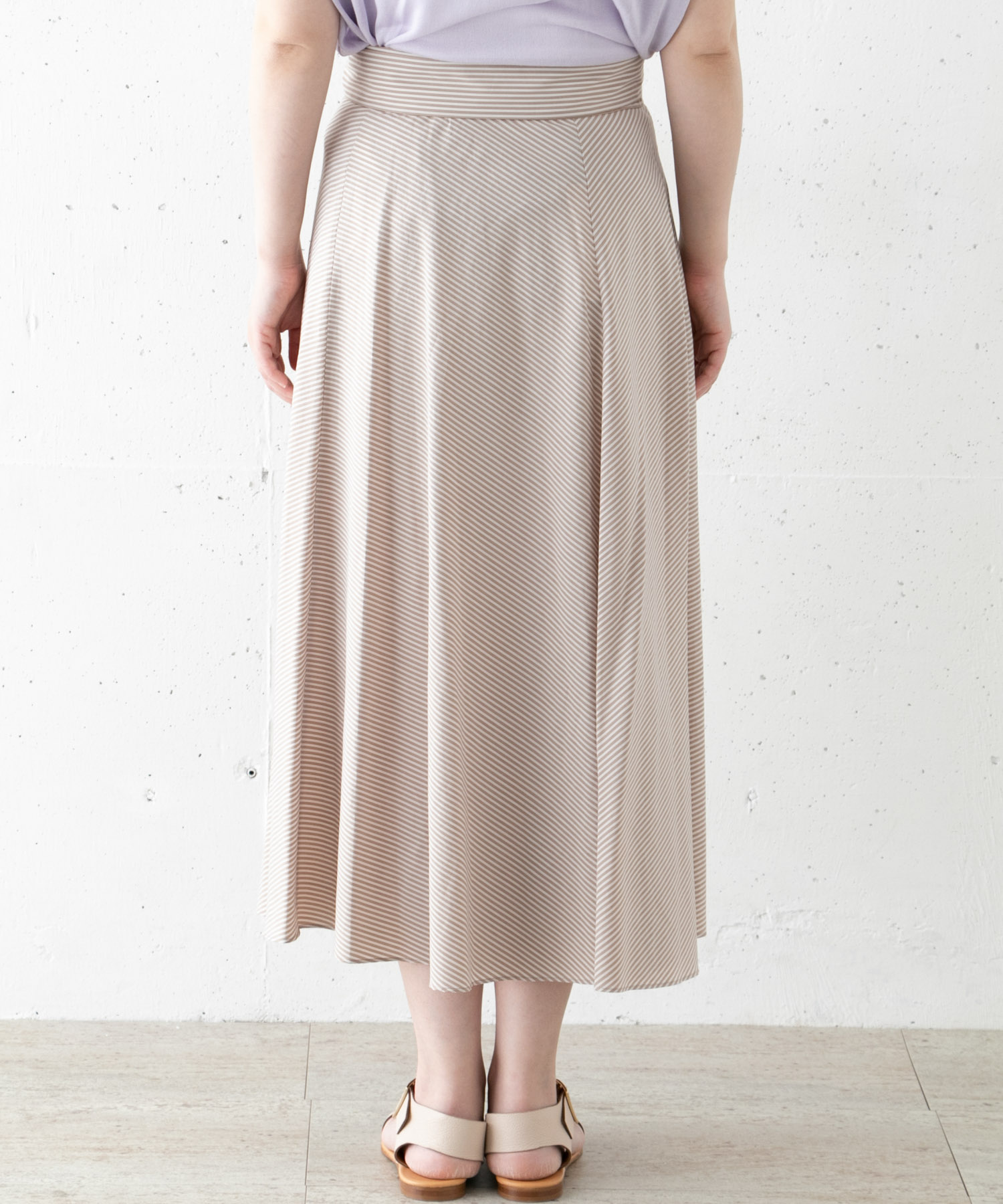 BEIGE,　LIBOI SKIRT 34 CAMEL 2