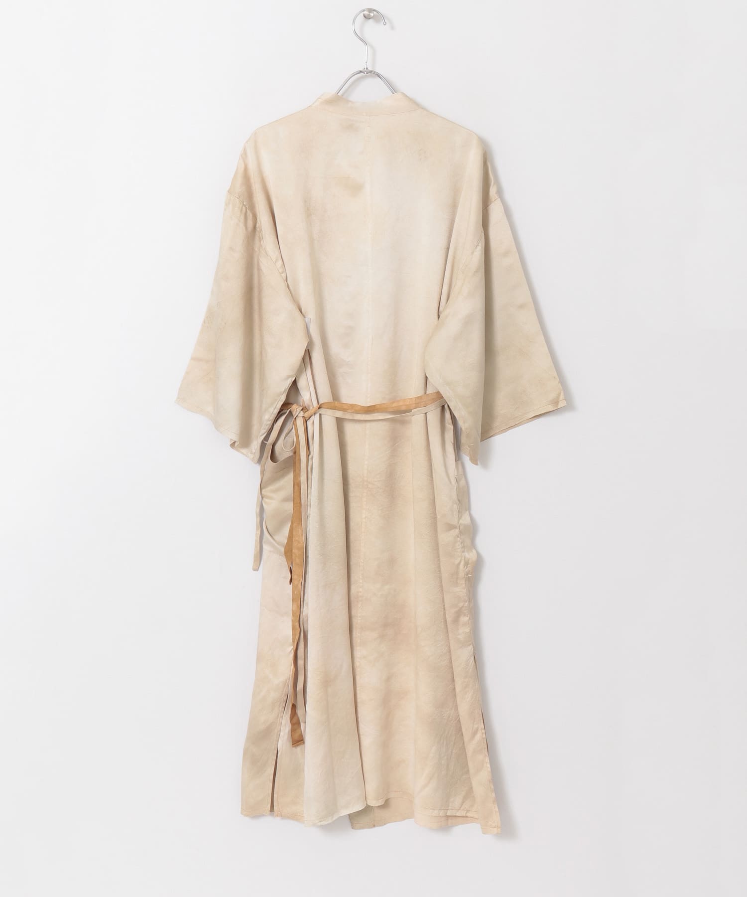 TANAKA　SILK KIMONO ROBE WHITE SAND S