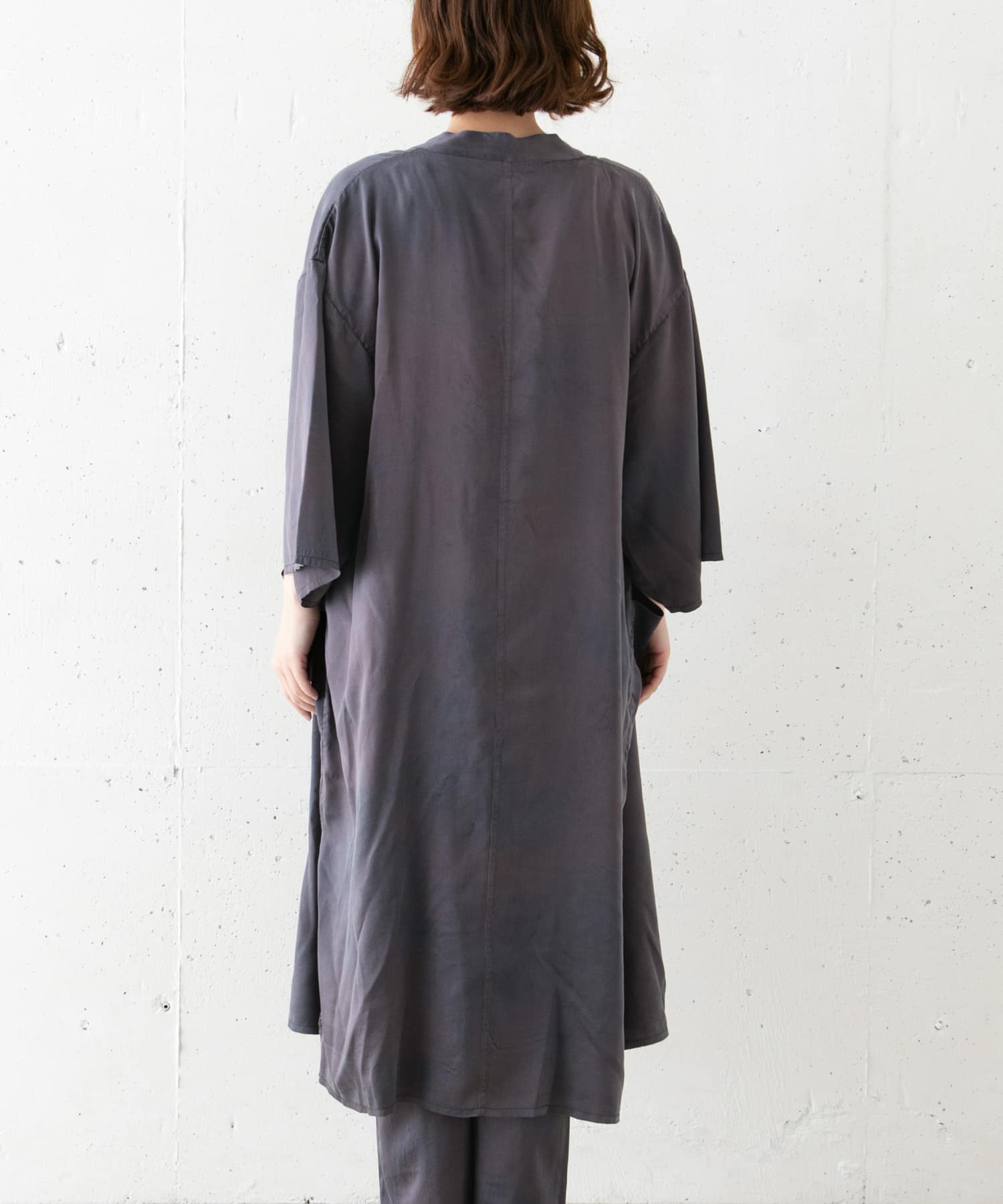 TANAKA　SILK KIMONO ROBE MIDNIGHT S