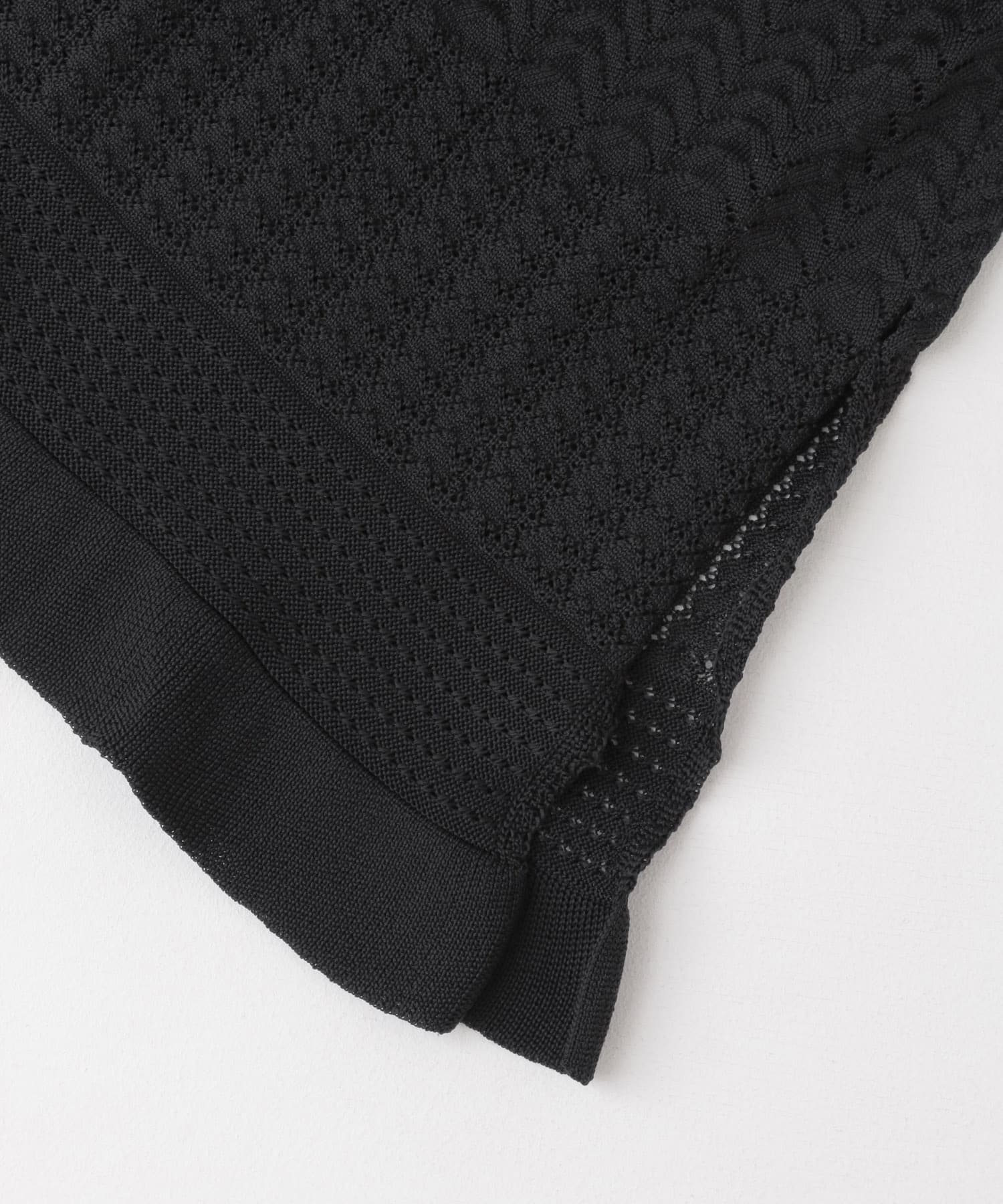 TRICOTE　PATTERN SKIRT BLACK FREE