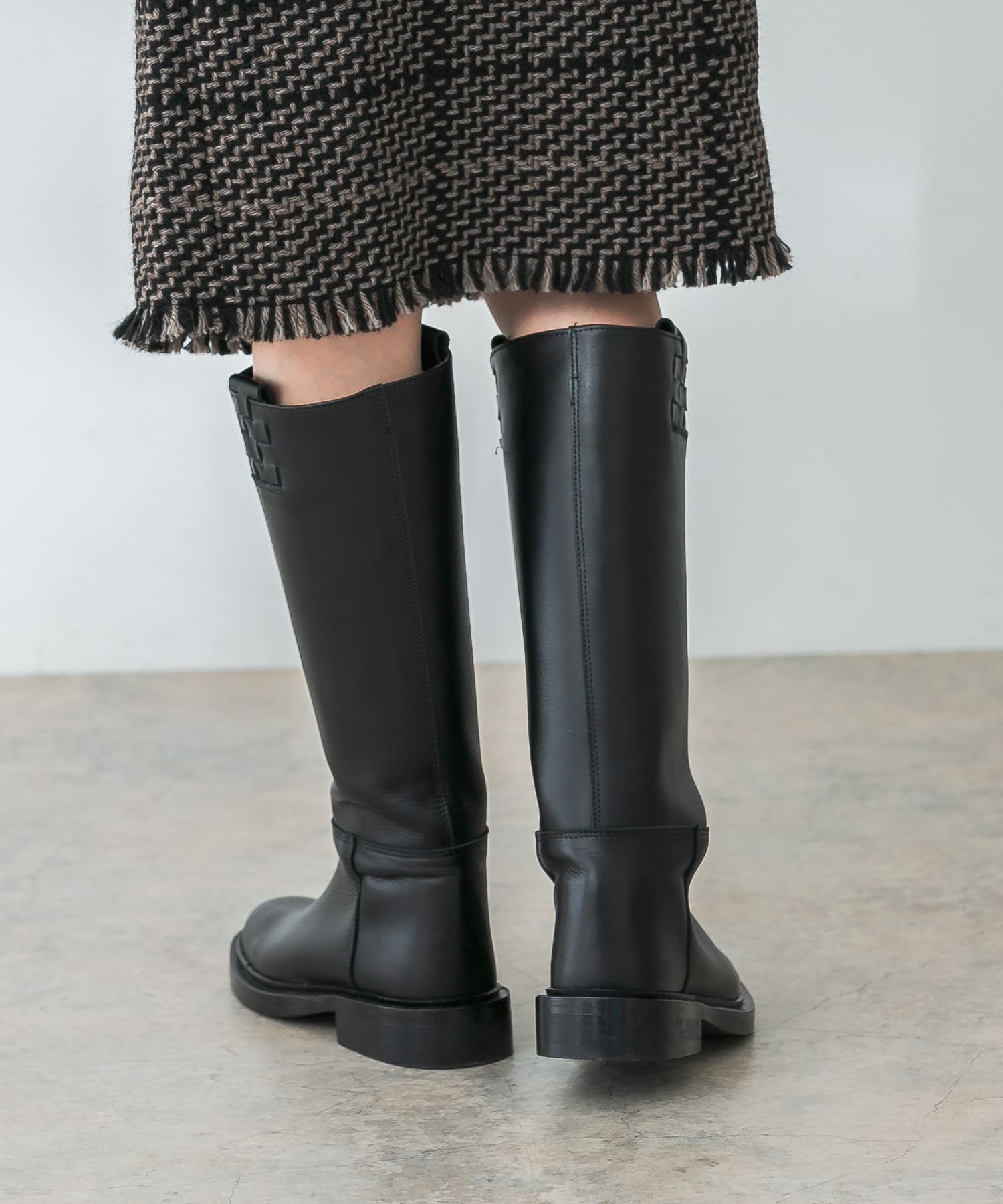 HEREU　Anella ロングブーツ BLACK 36
