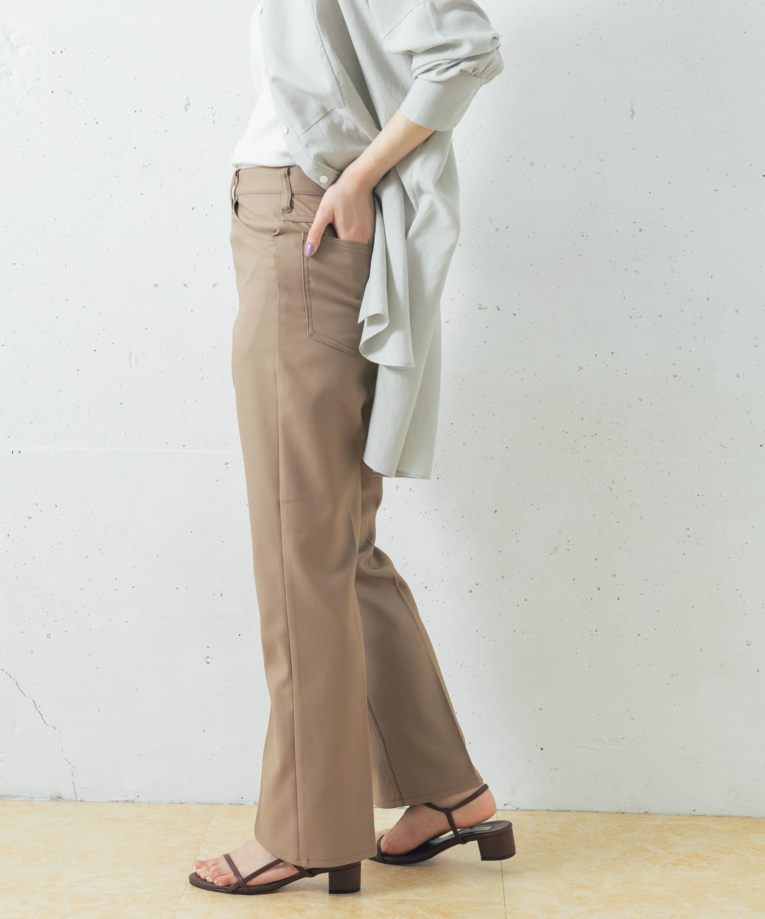 Wrangler　LADIES WRANCHER DRESS パンツ BEIGE XS