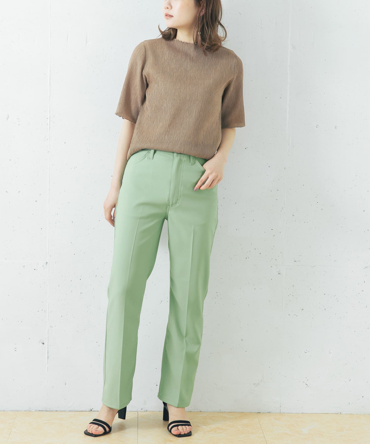 Wrangler　LADIES WRANCHER DRESS パンツ GREEN XS