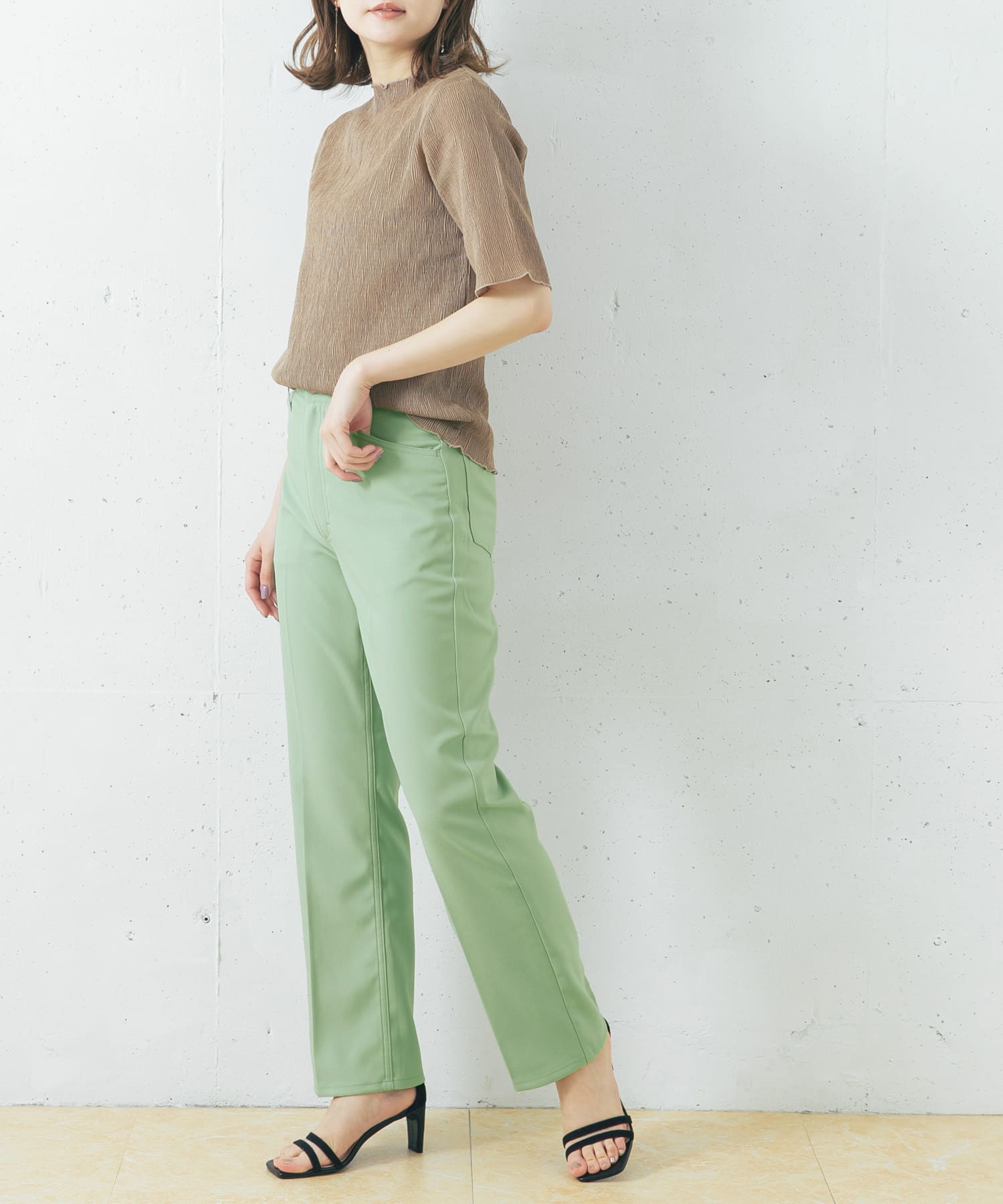 Wrangler　LADIES WRANCHER DRESS パンツ GREEN XS