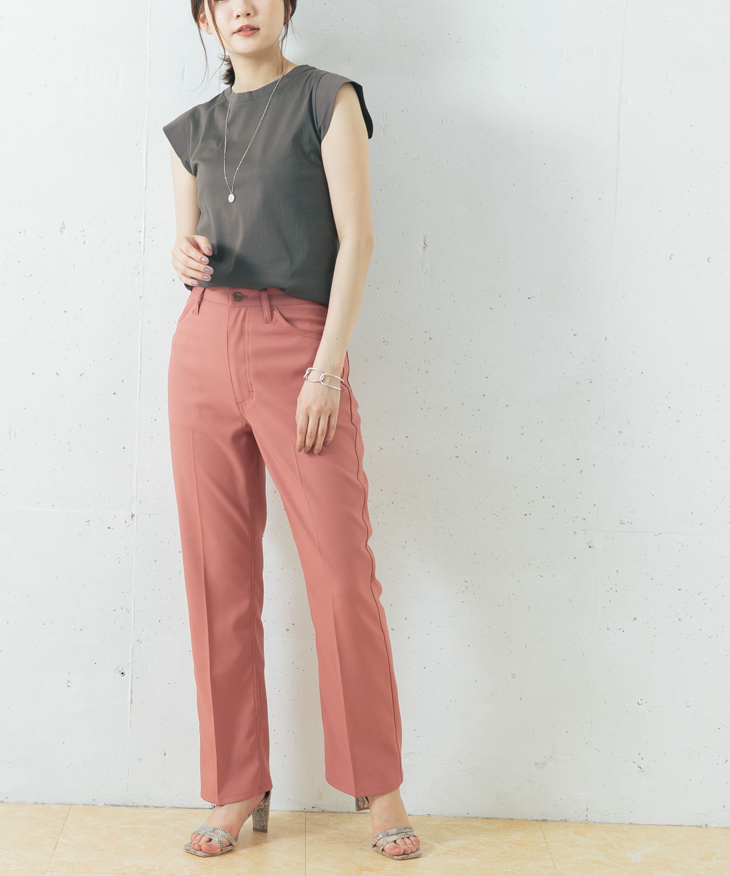 Wrangler　LADIES WRANCHER DRESS パンツ PINK XS