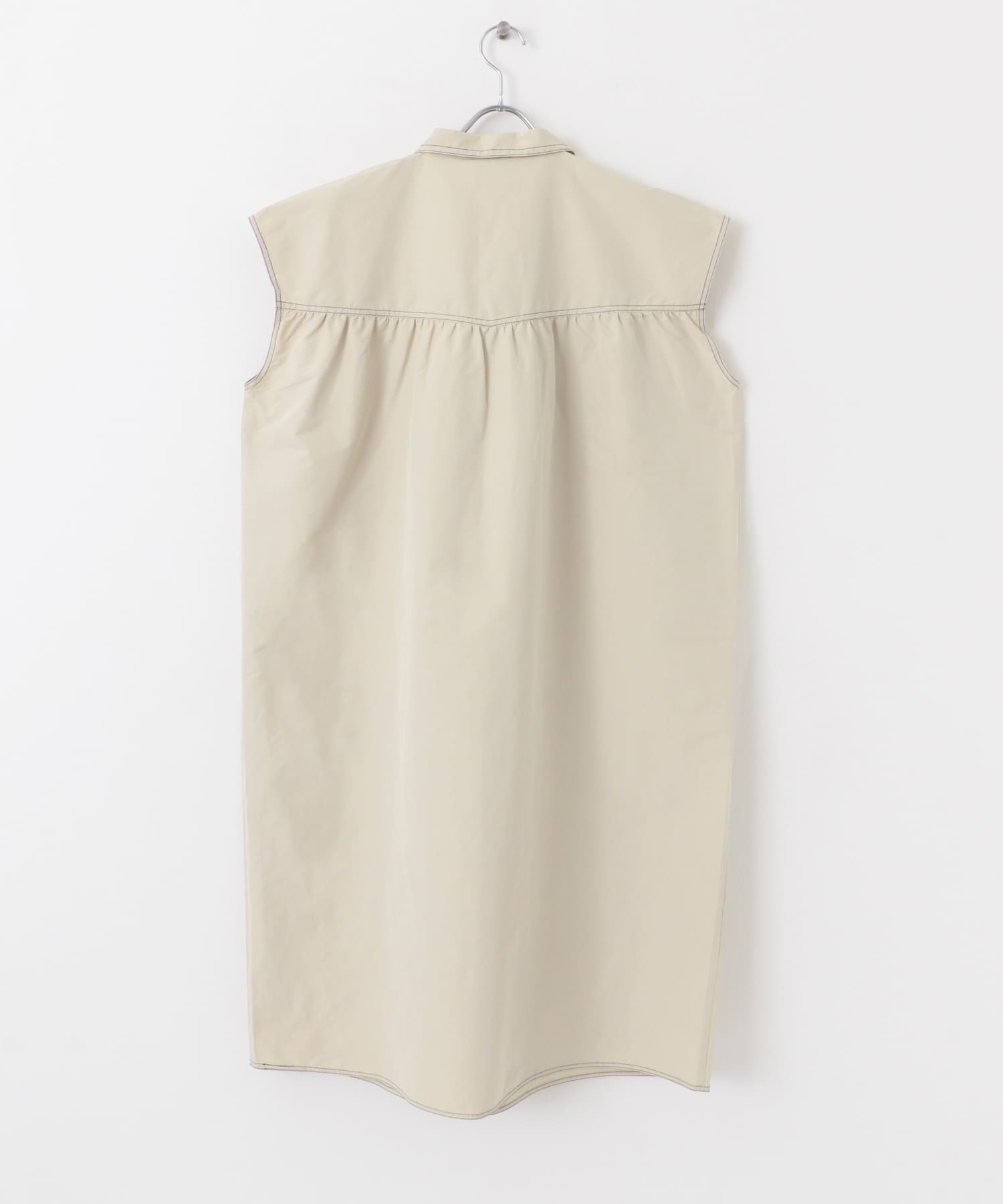 ELY　LACEUP A-LINE ONEPIECE BEIGE FREE
