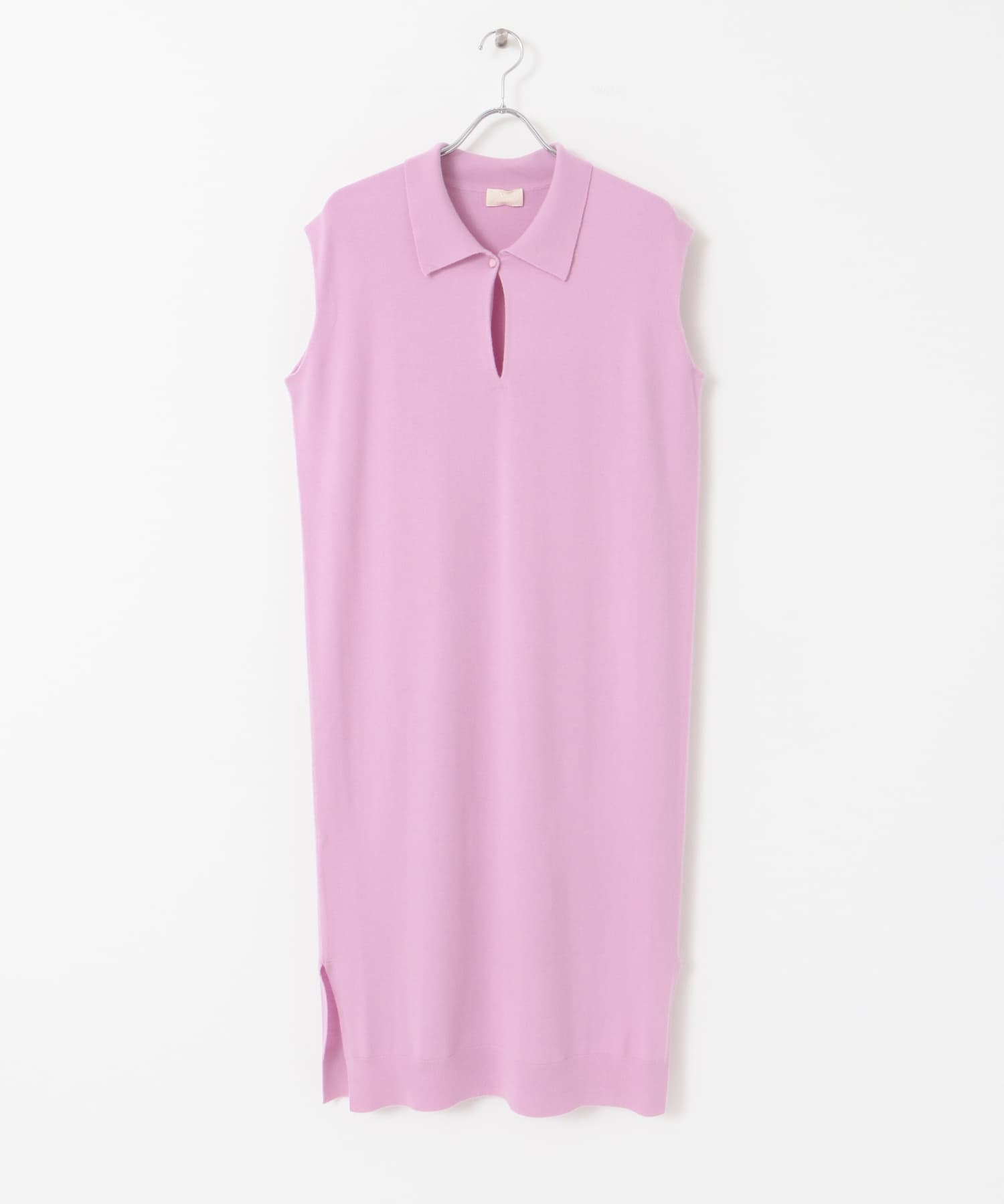 w cashmere　ポロシャツドレス