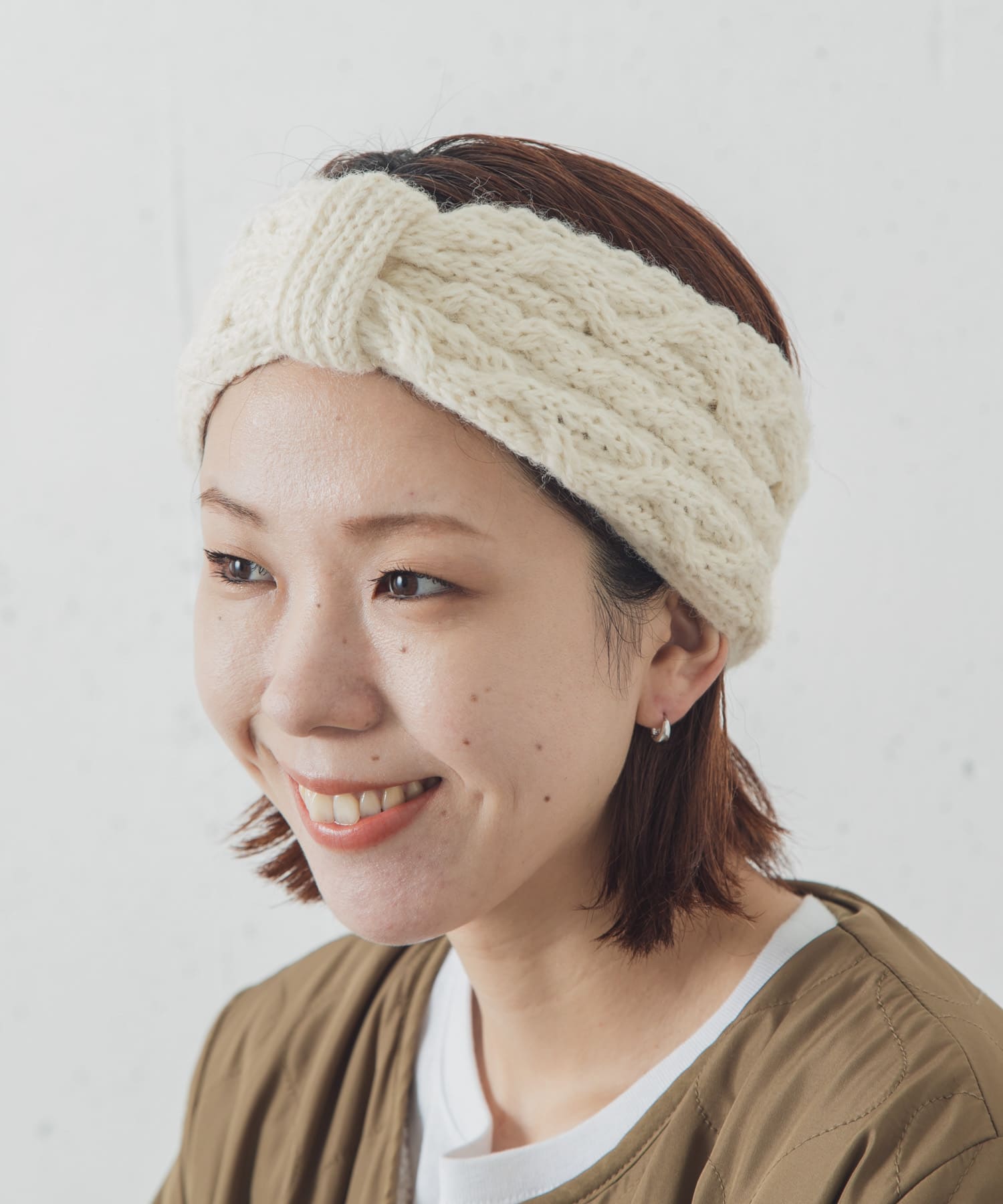 HIGHLAND 2000　アルパカヘッドバンド WHITE one