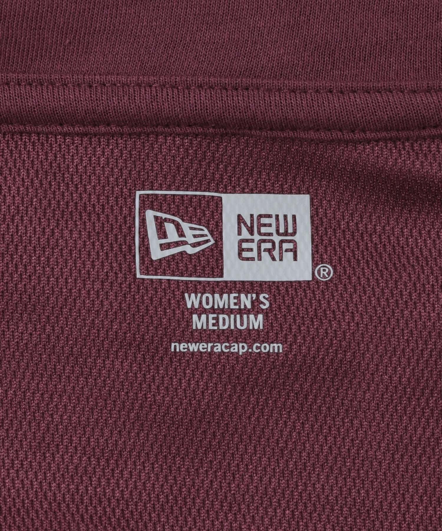 New Era GOLF　ハイカラーロングスリーブパフォーマンスTシャツ バーガンディ M