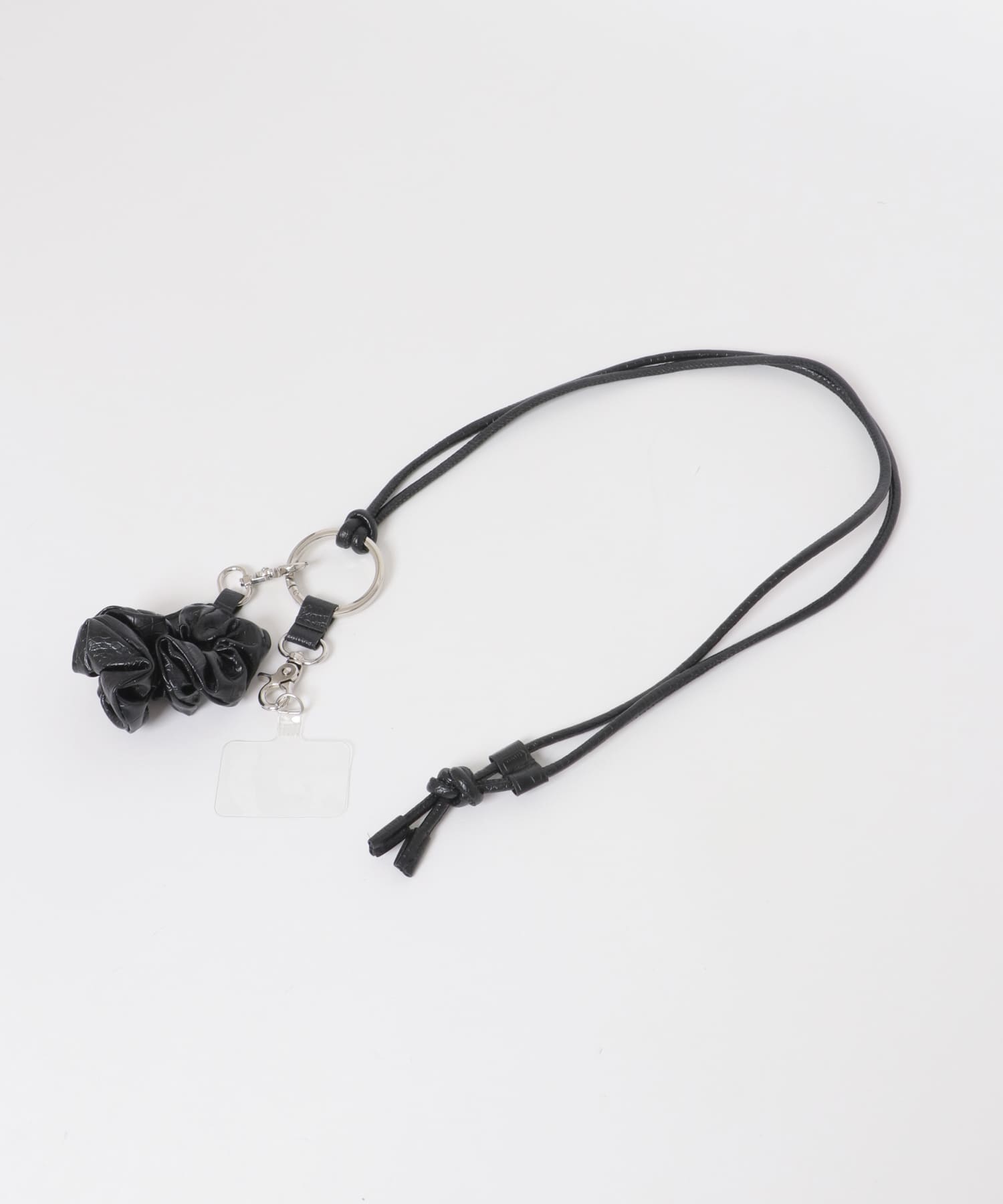 CONTROL FREAK　シュシュ2WAYスマホストラップ ブラック one