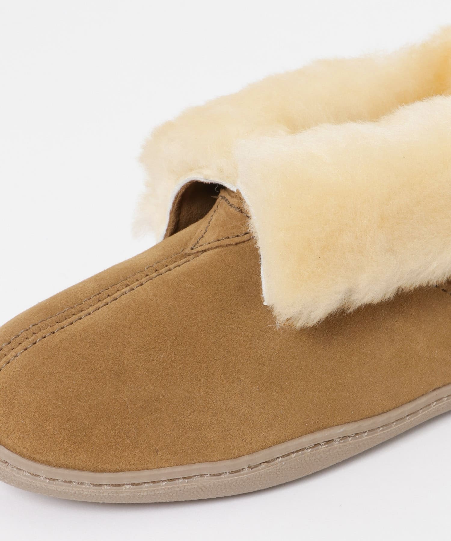 MINNETONKA　SHEEPSKIN ANKLE BOOT G Tan 6