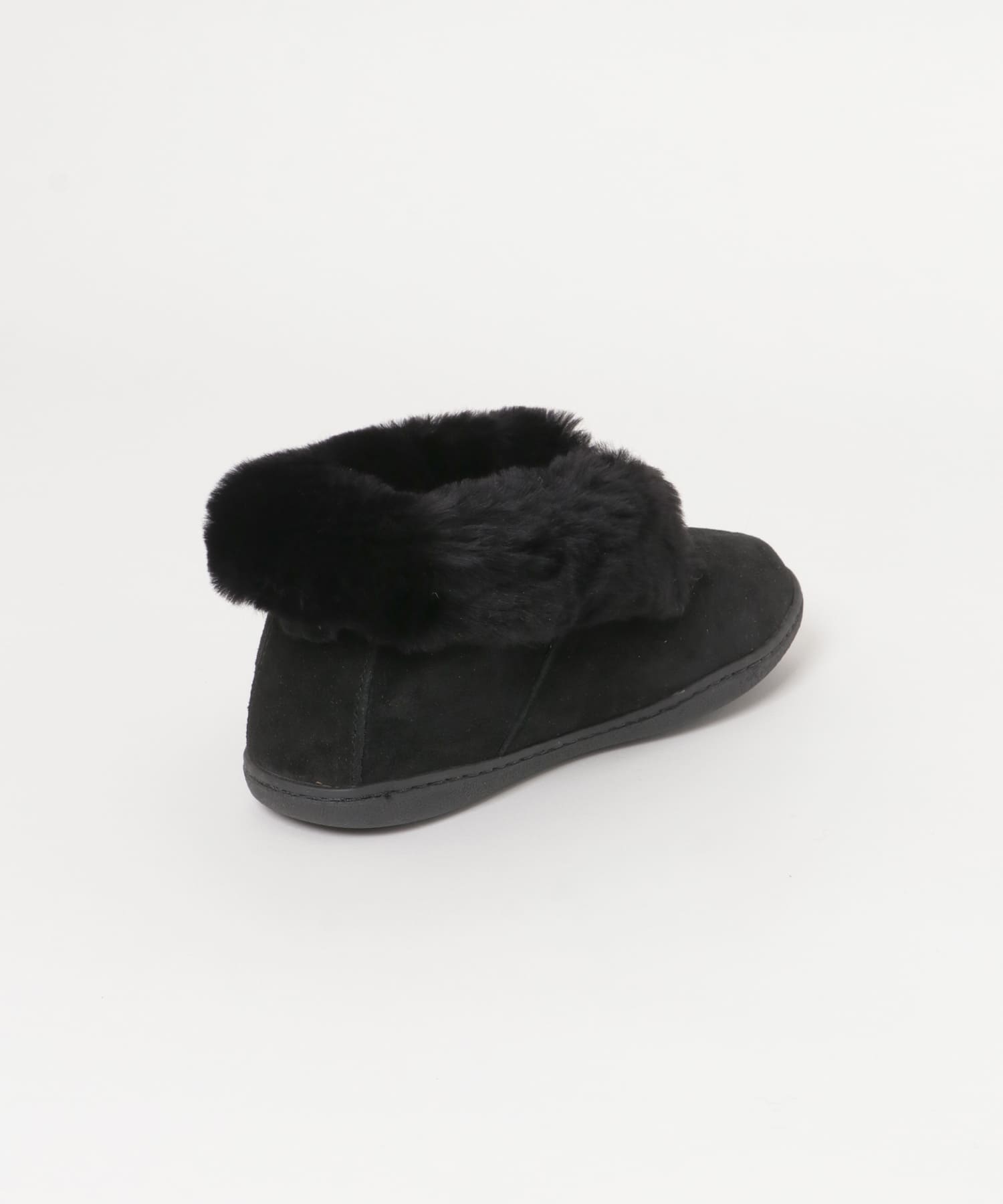MINNETONKA　SHEEPSKIN ANKLE BOOT Black 6